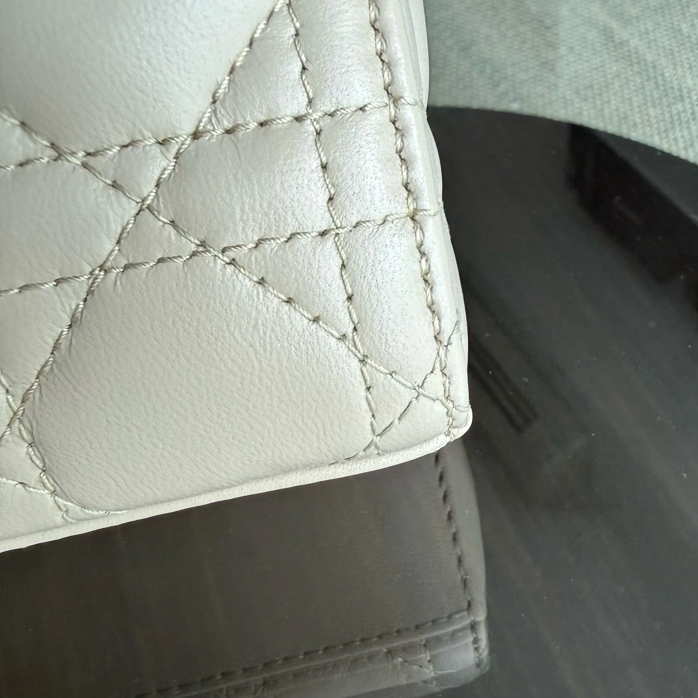 Dior Lady D-Joy Small - Cannage Lambskin Beige Gold Hardware Single Strap