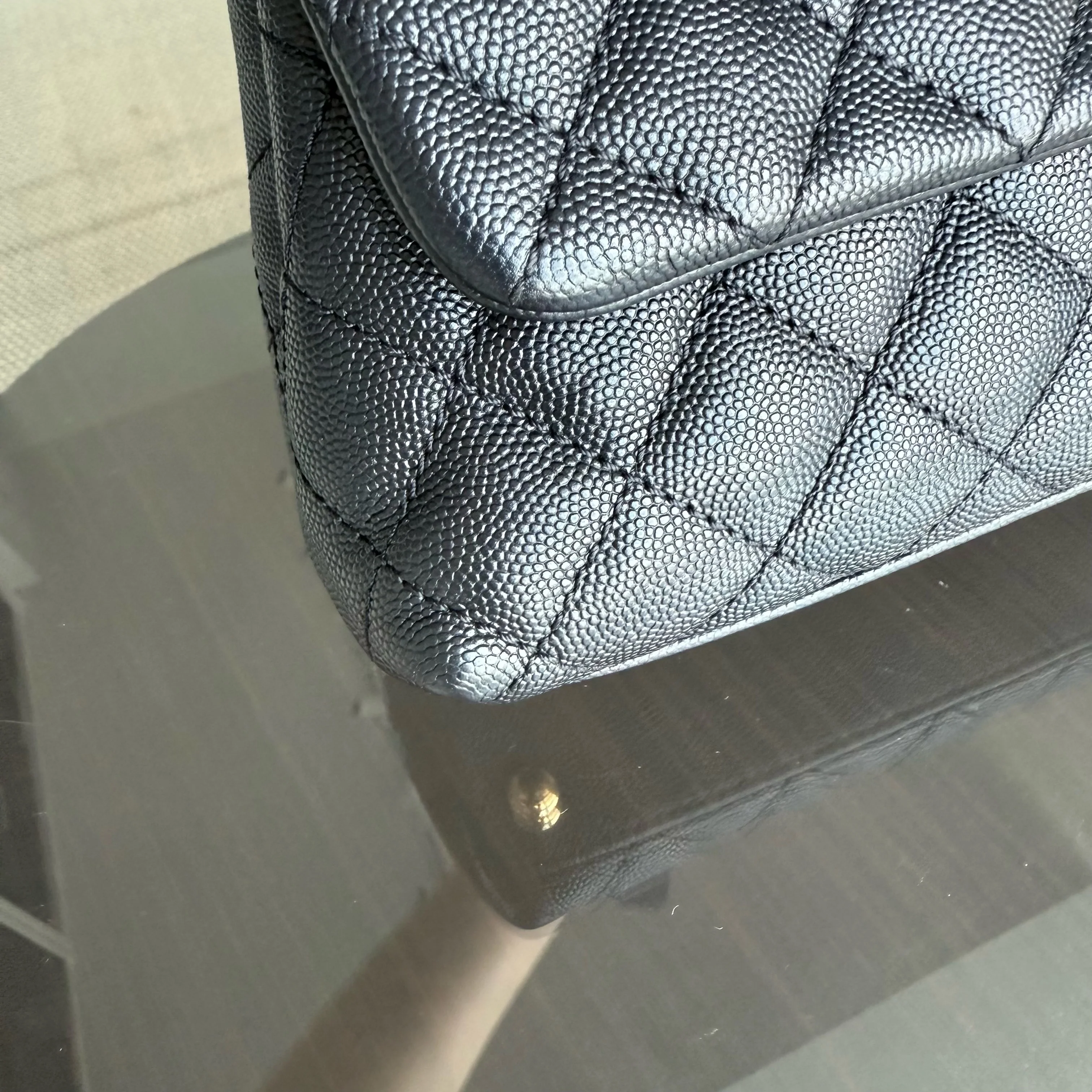 Chanel Coco Handle Small - Caviar Quilted Black Gold Hardware Series 24