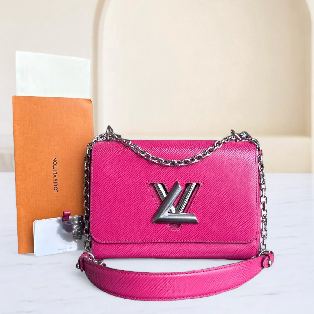 Louis Vuitton Twist Medium MM - EPI Leather Pink Silver Hardware