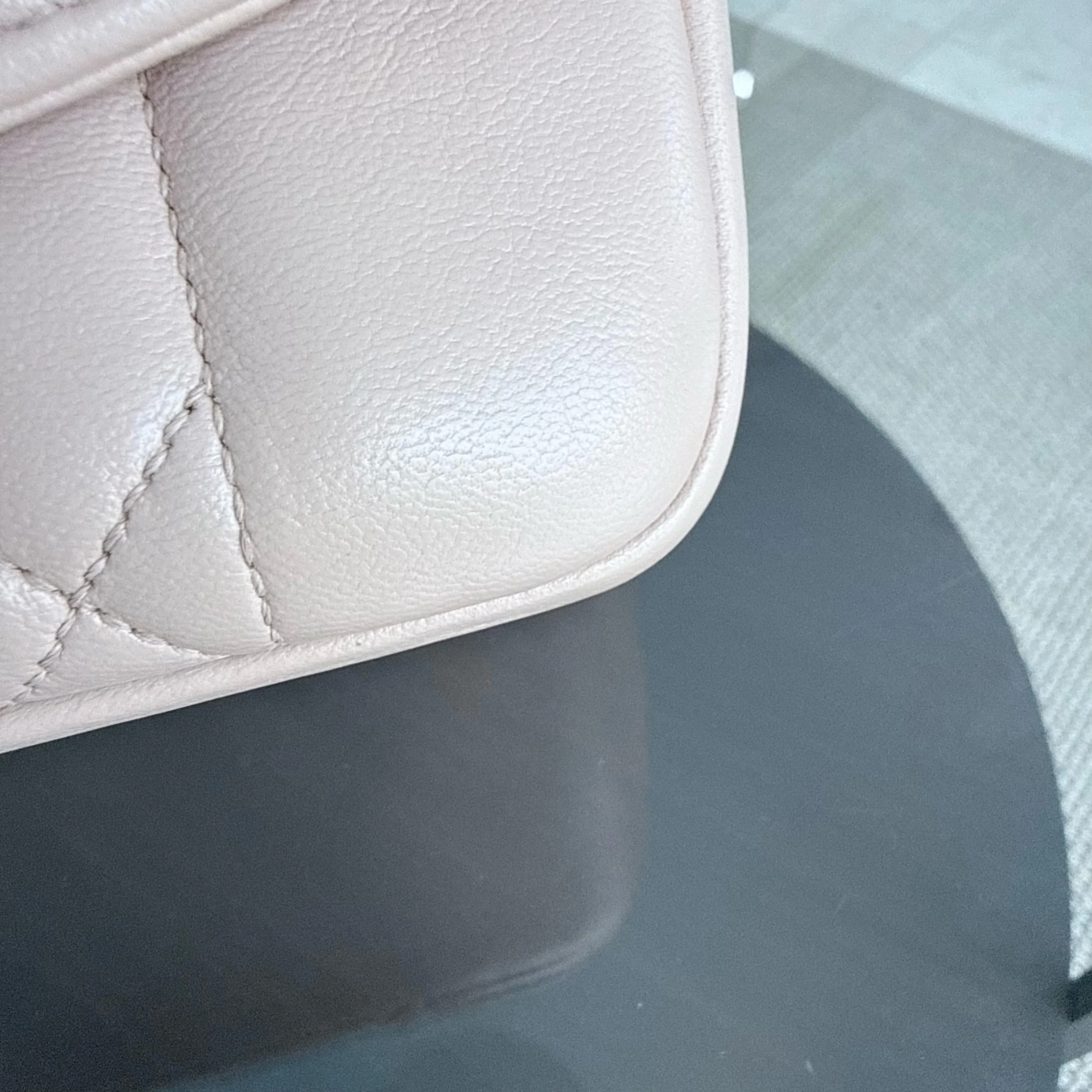 Chanel Diana Reissue - Quilted Lambskin 28CM Light Pink Gold Hardware Series 20