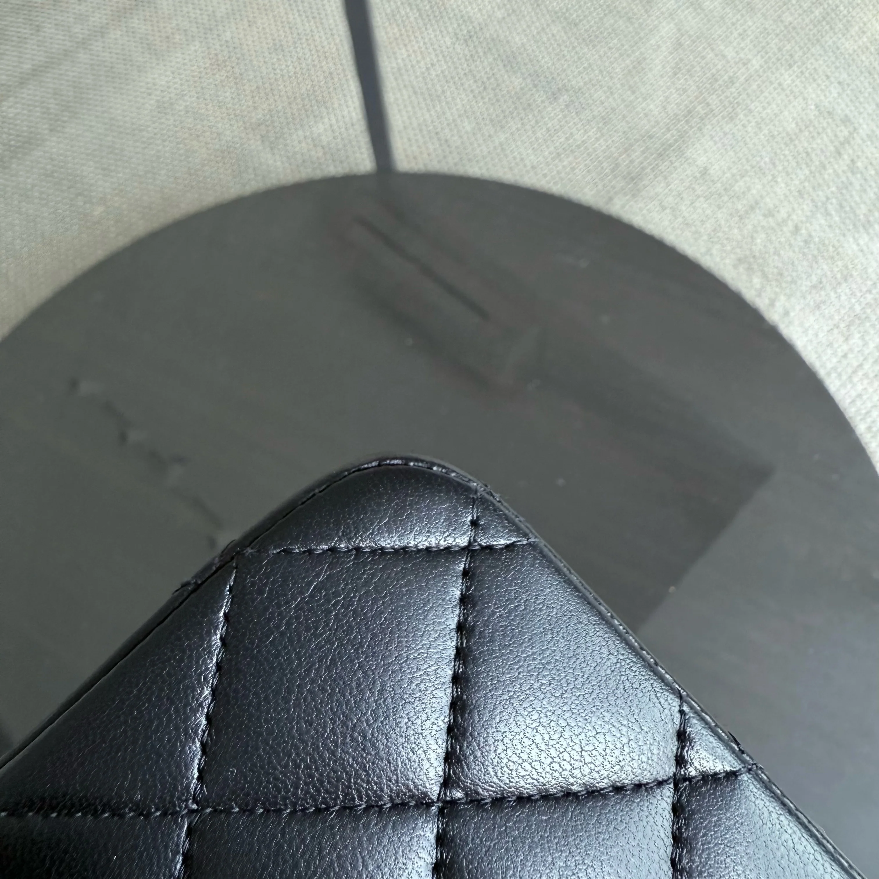 Chanel Classic Flap Medium - 25CM Quilted Lambskin Black Gold Hardware