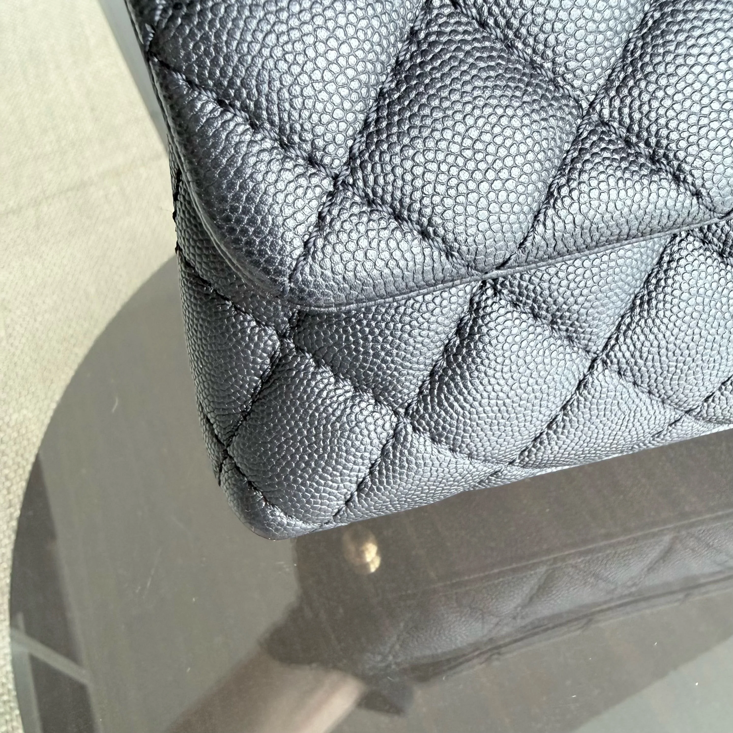 Chanel Coco Handle Small - Caviar Quilted Black Gold Hardware Series 24