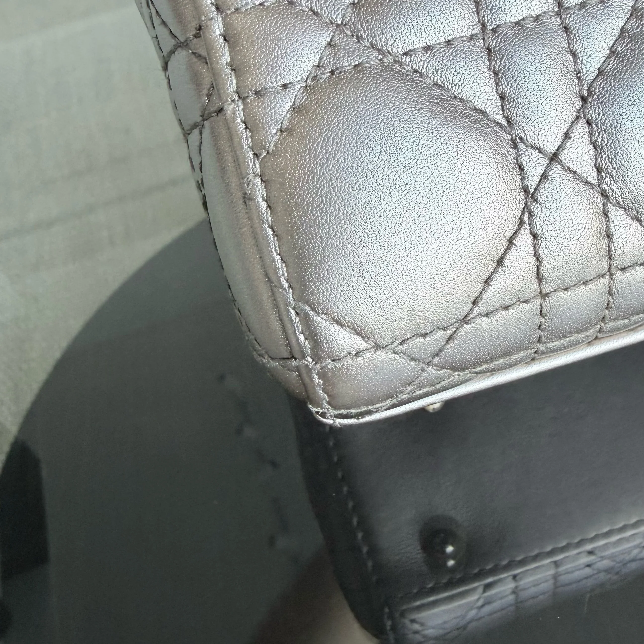 Dior Lady Small Flap ABC - Cannage Calfskin Gold Gold Hardware MyABC