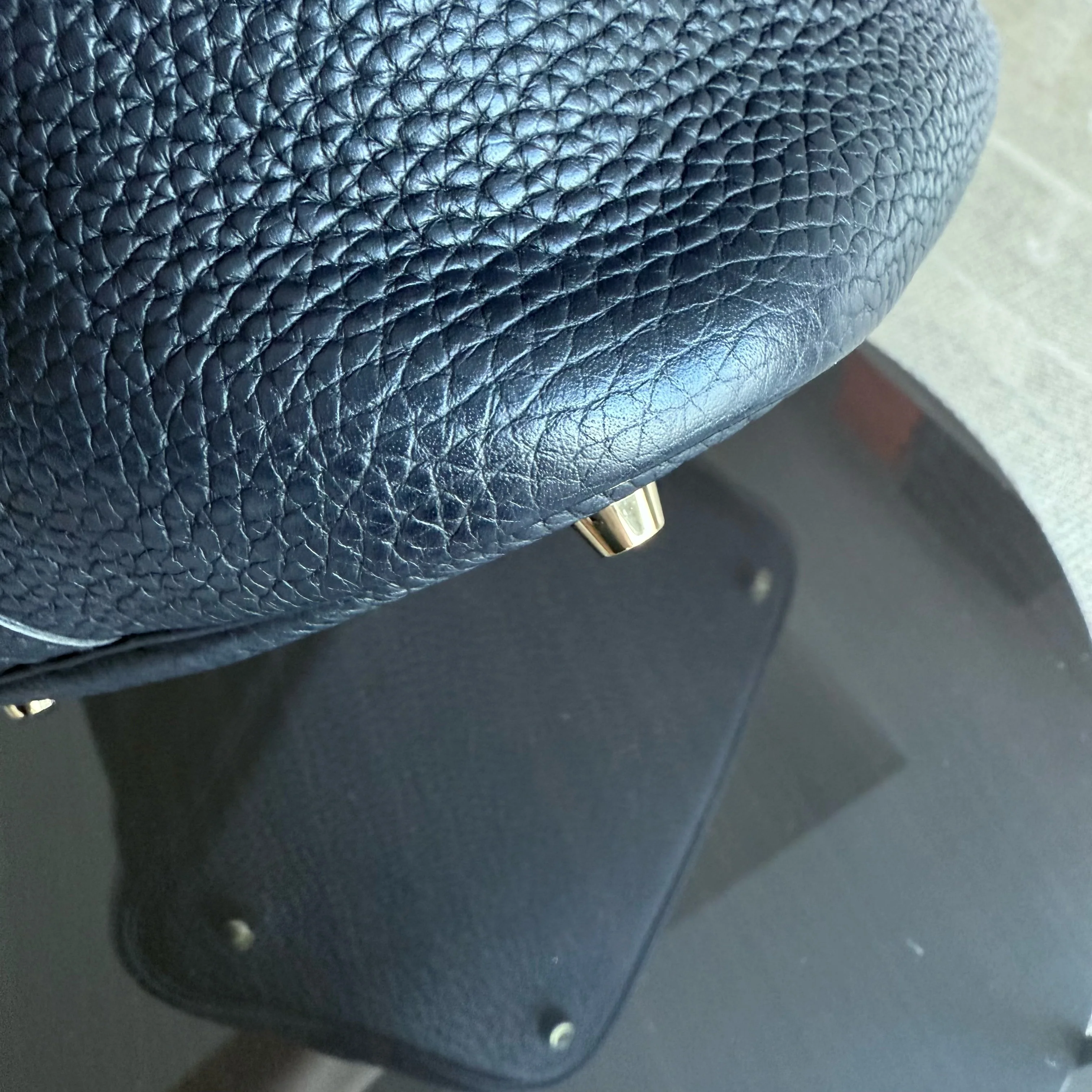 Hermes Picotin 22 - Noir Clemence Golden Hardware