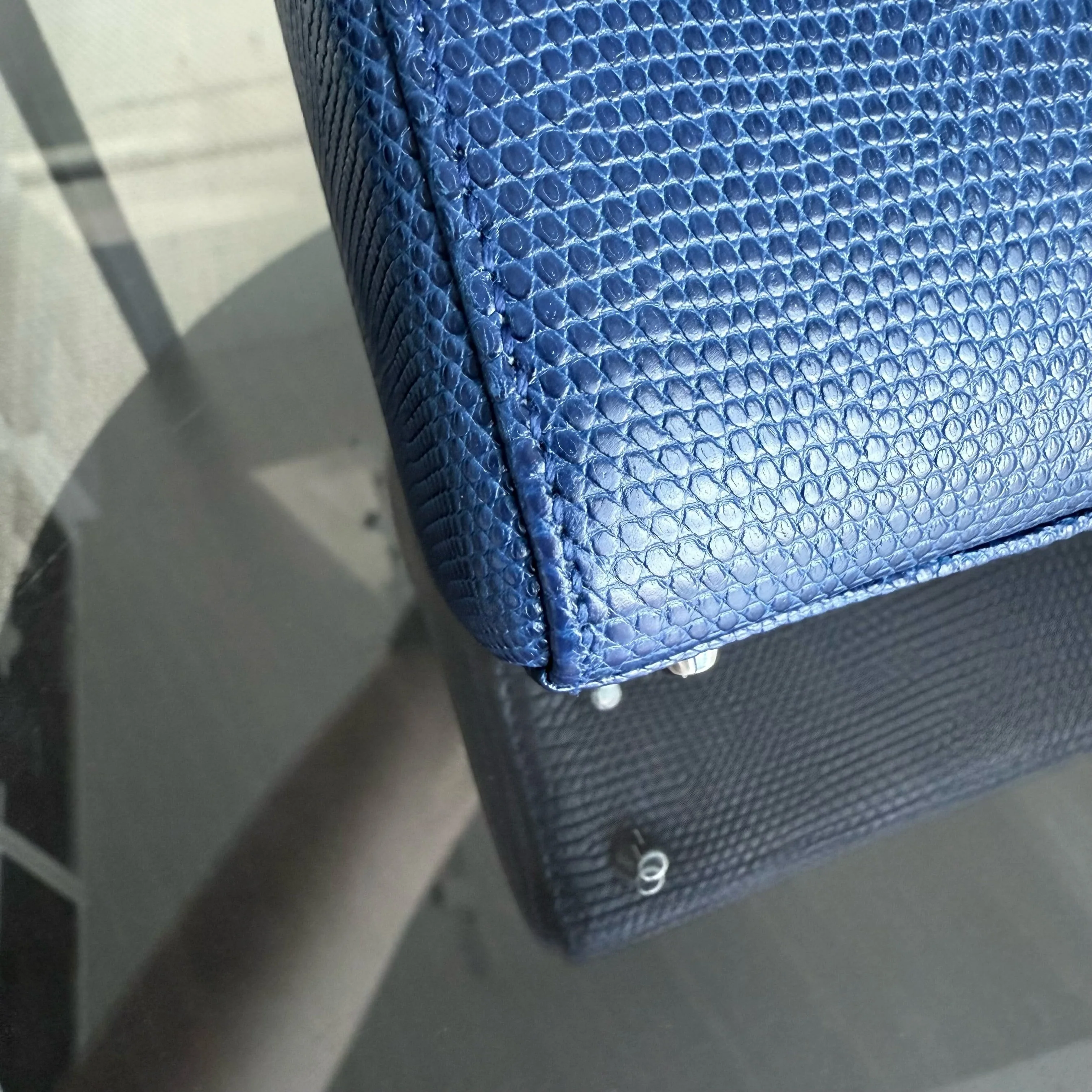 Dior Lady Mini - Exotic Lizard Limited Edition Swarovski Crystal Silver Hardware