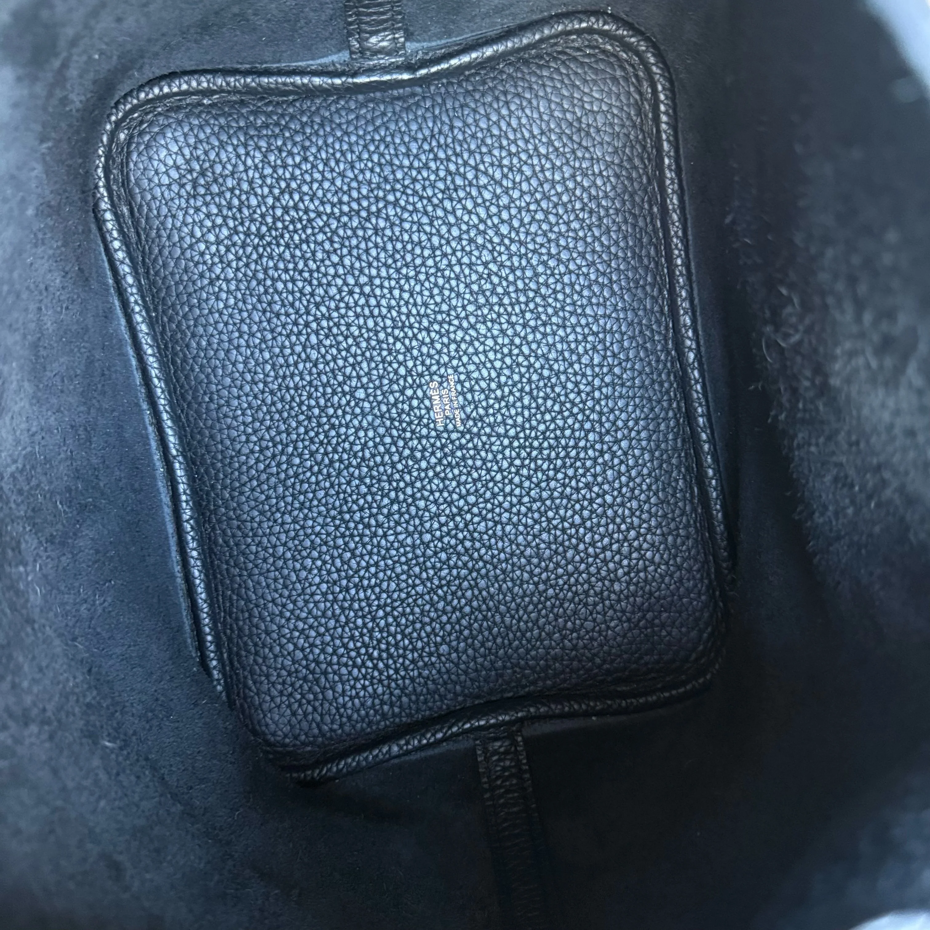 Hermes Picotin 22 - Noir Clemence Golden Hardware