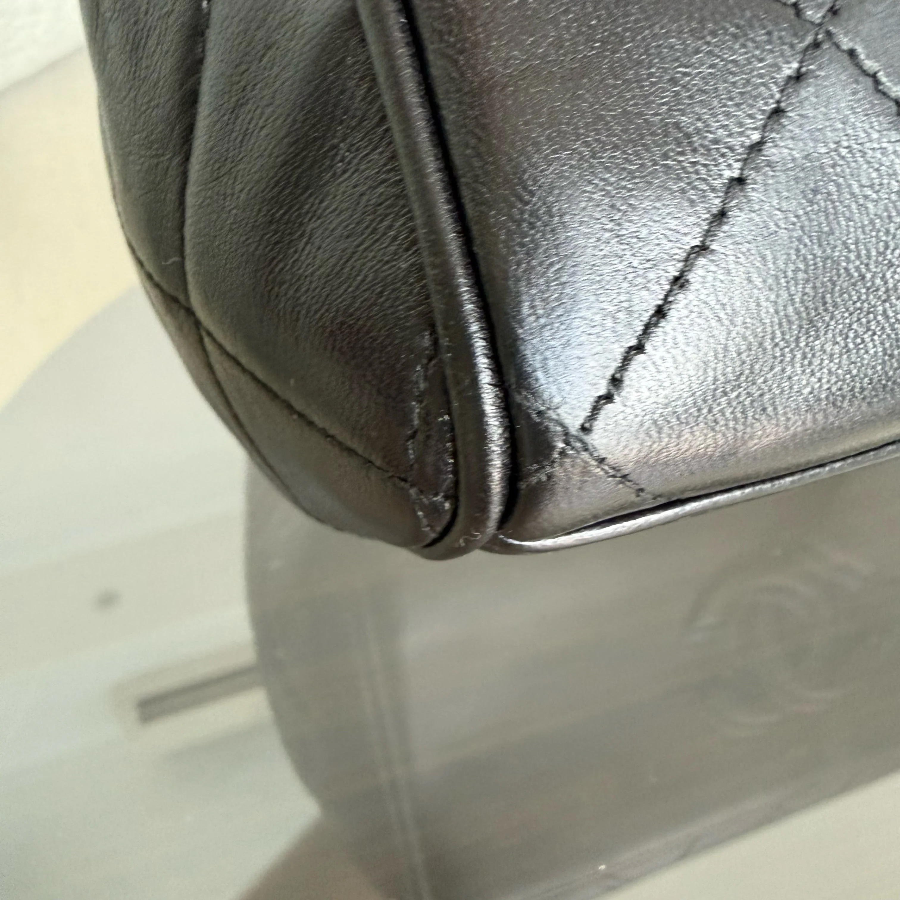 Chanel Clutch With Chain - Lambskin Quilted Black 24K Gold Hardware Series 3