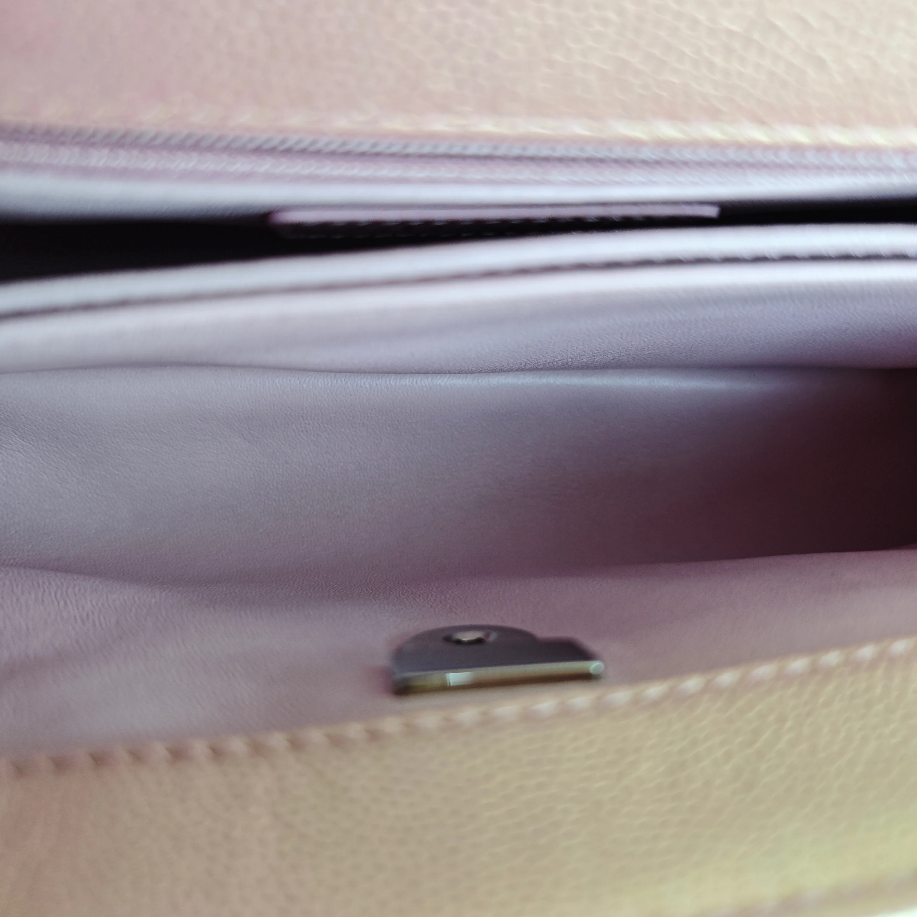 Chanel Coco Handle Small - Caviar Quilted Irridescent Pink Gold Hardware Microchip