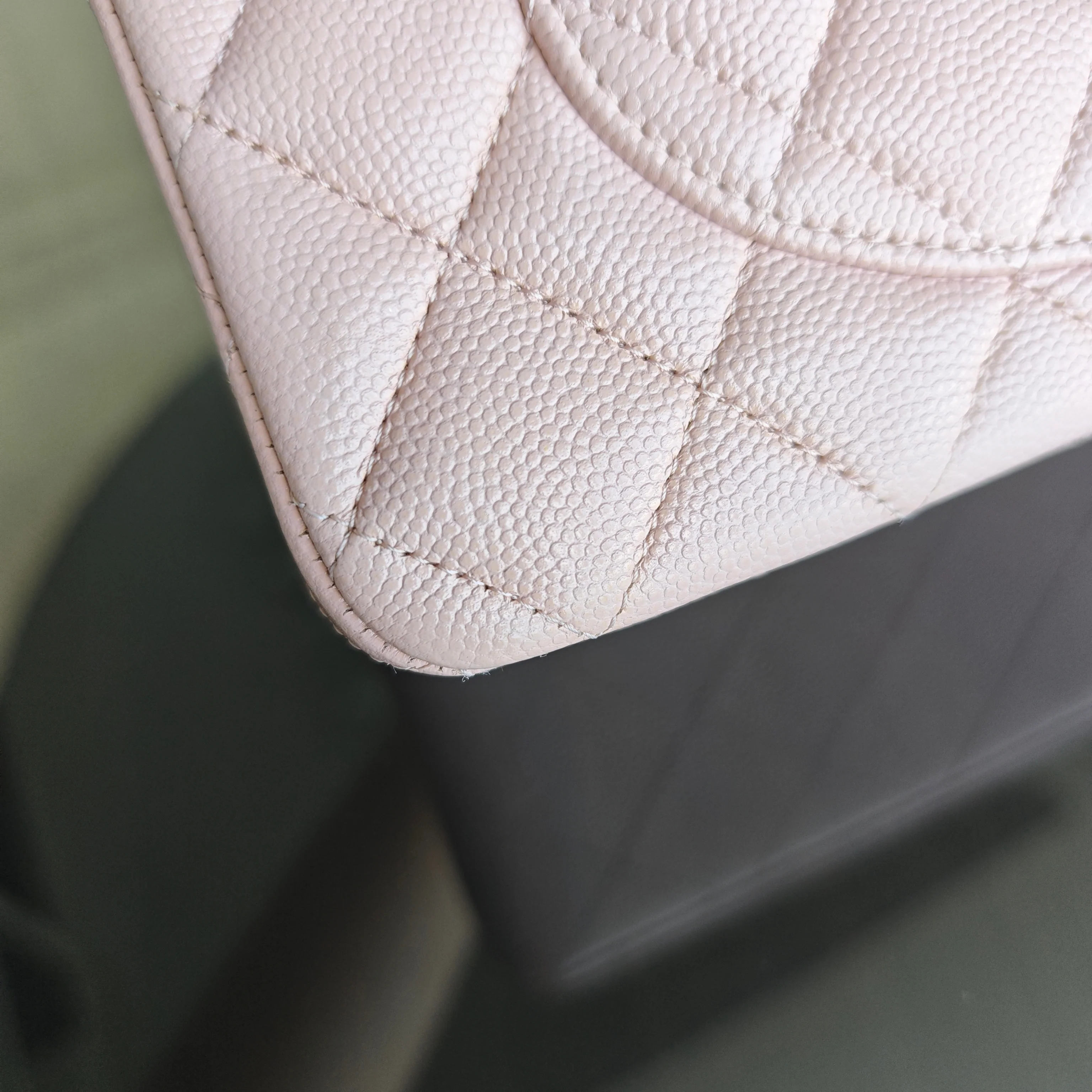 Chanel Classic Flap Small - Caviar 23CM Quilted Light Sakura Pink Gold Hardware 30