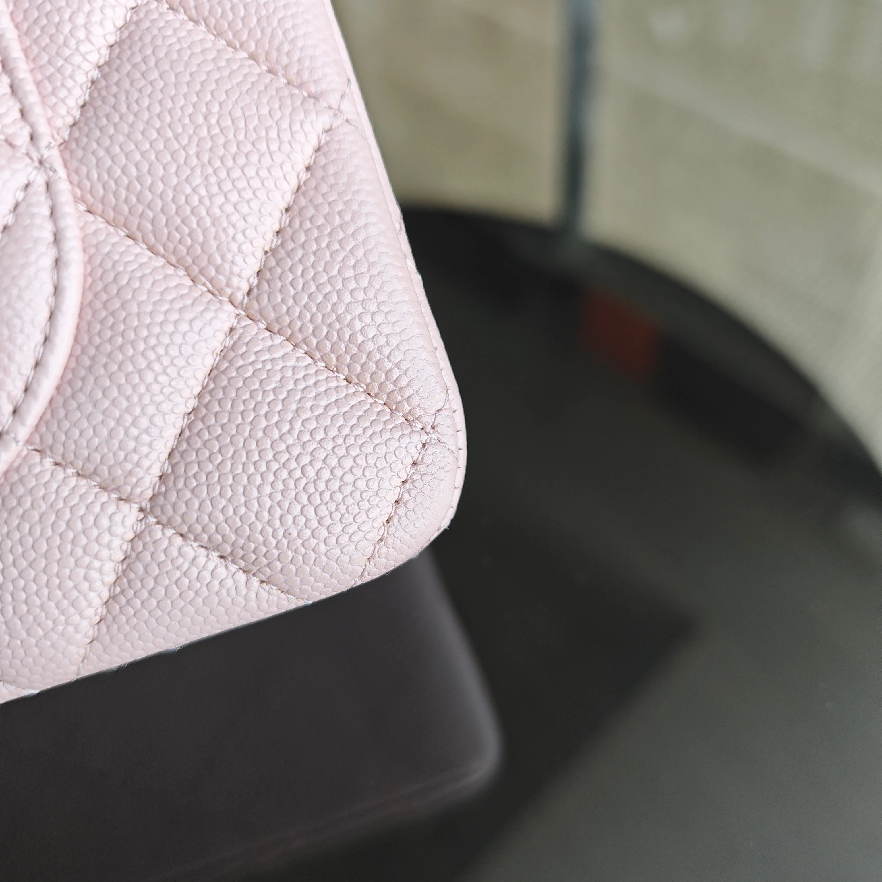 Chanel Classic Flap Small - Caviar 23CM Quilted Light Sakura Pink Gold Hardware 30