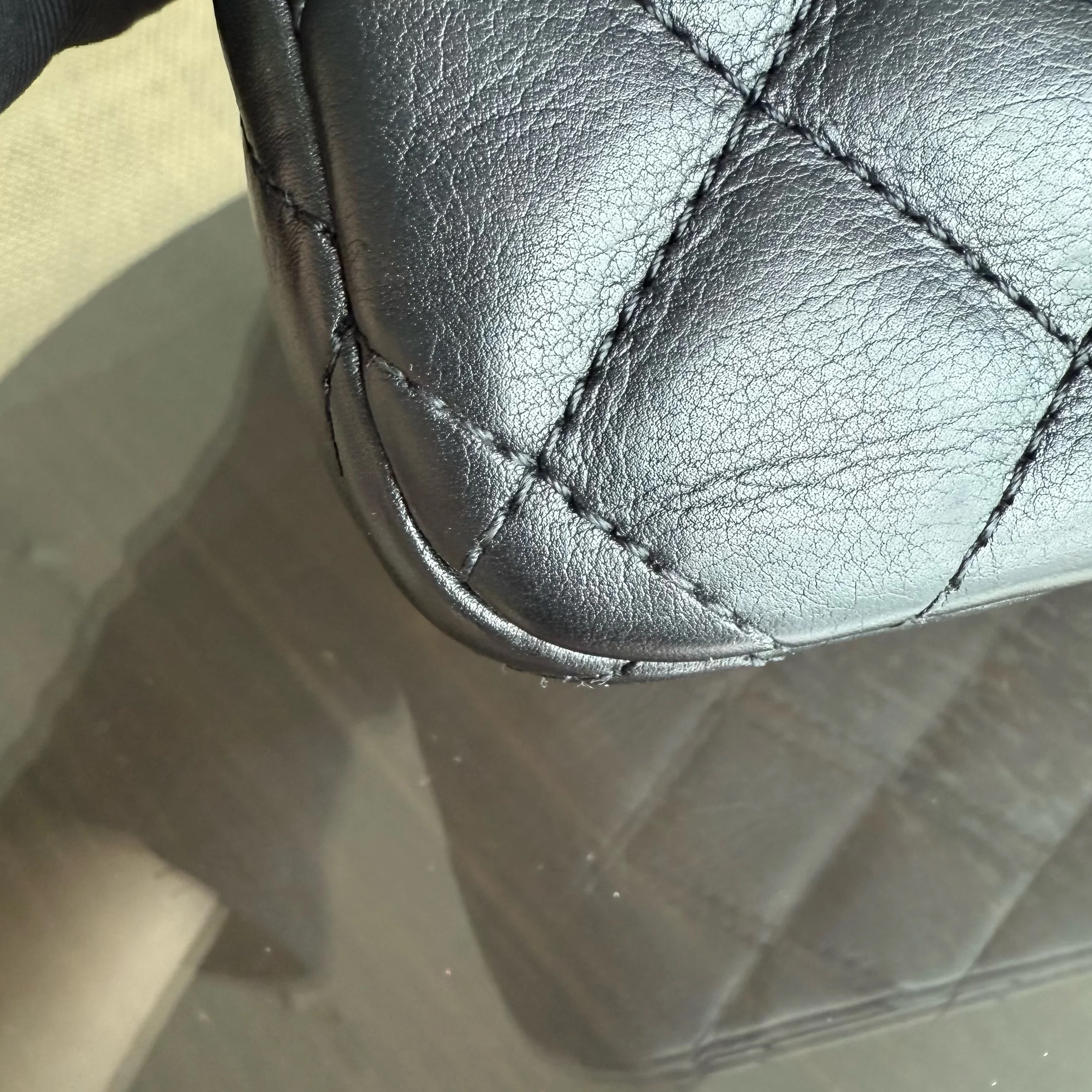 Chanel Classic Flap Seasonal Medium- Rock The Corner Quilted Calfskin Black Gold Hardware Series 24