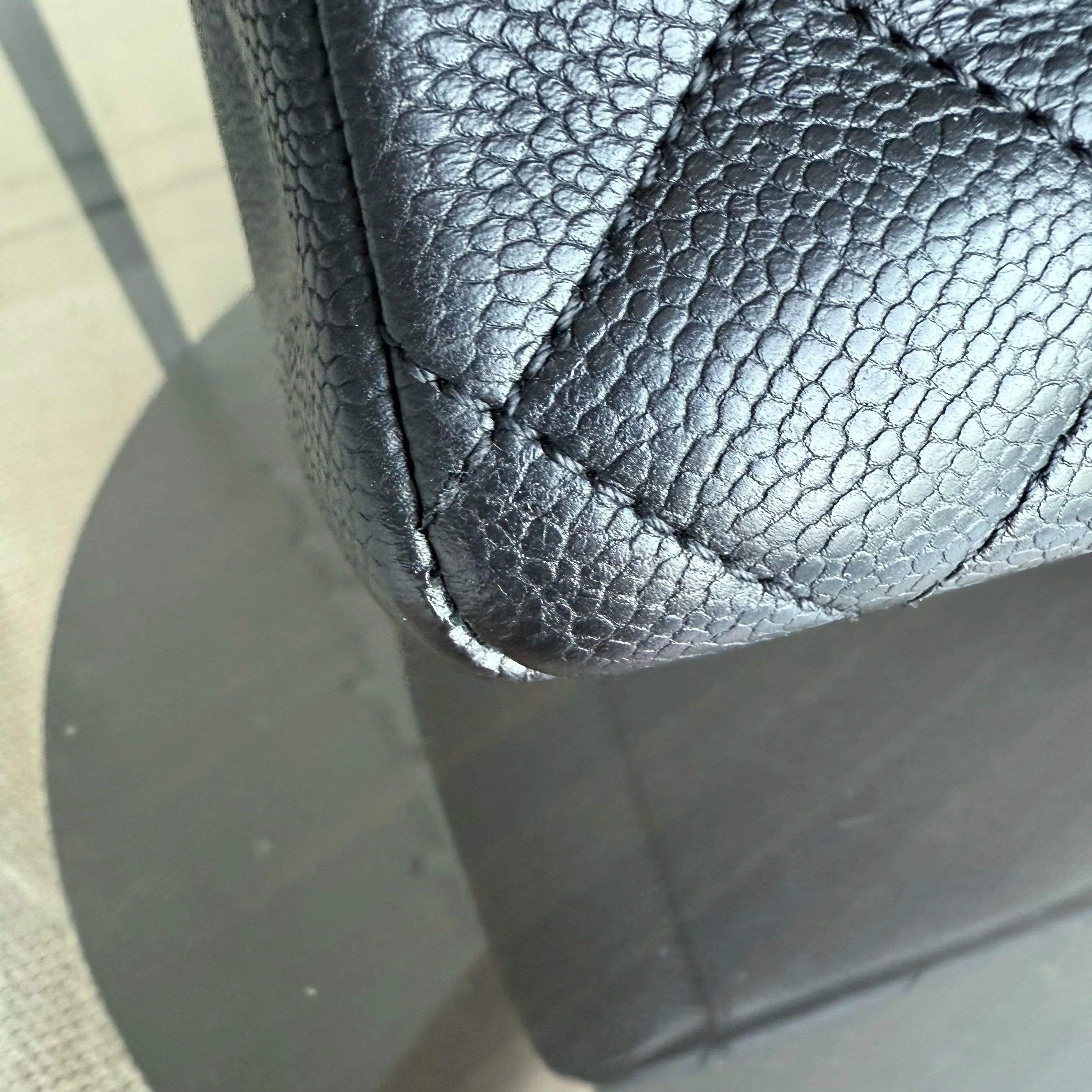 Chanel GST Grand Shopping Tote - Caviar Quilted Grained Calfskin Black Gold Hardware