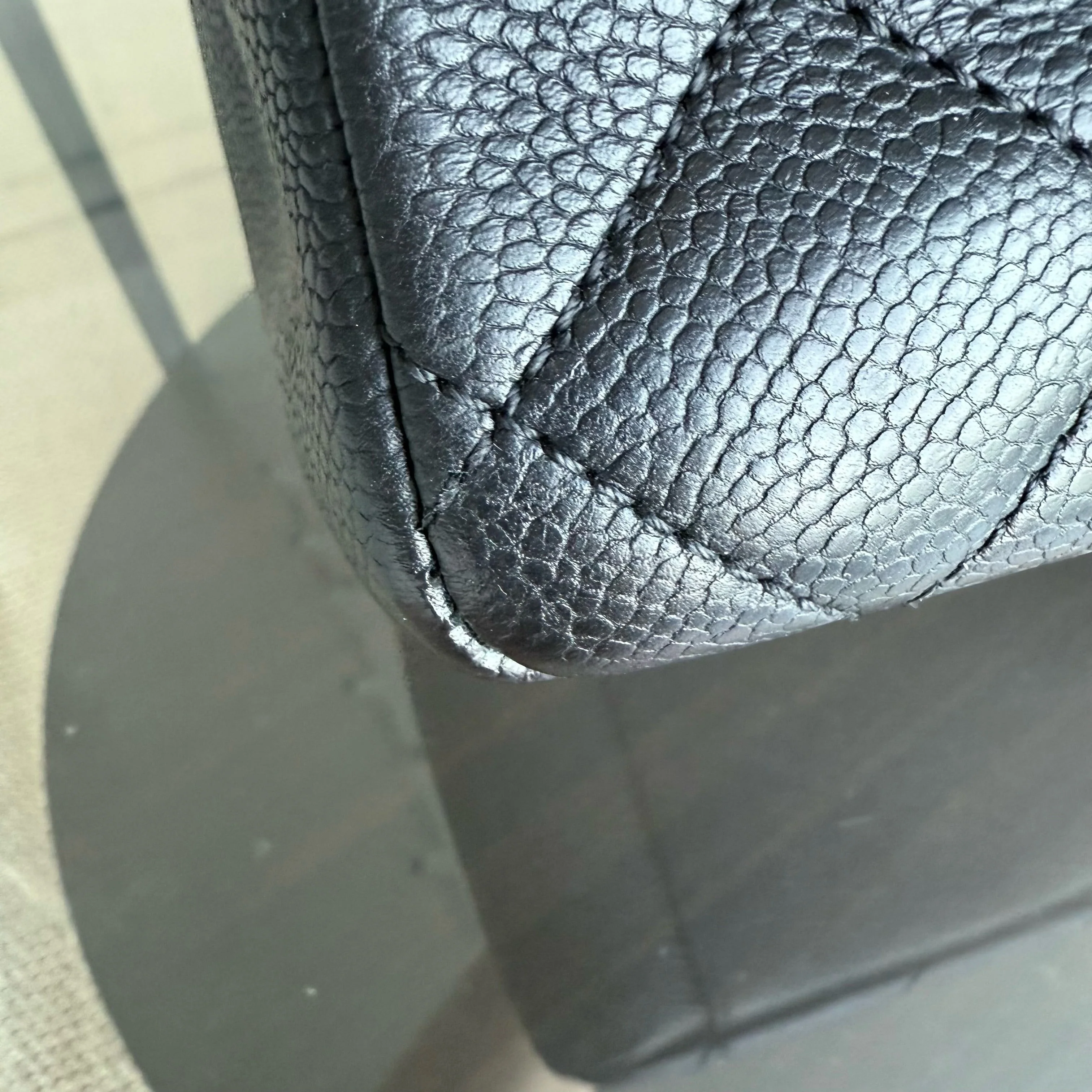 Chanel GST Grand Shopping Tote - Caviar Quilted Grained Calfskin Black Gold Hardware