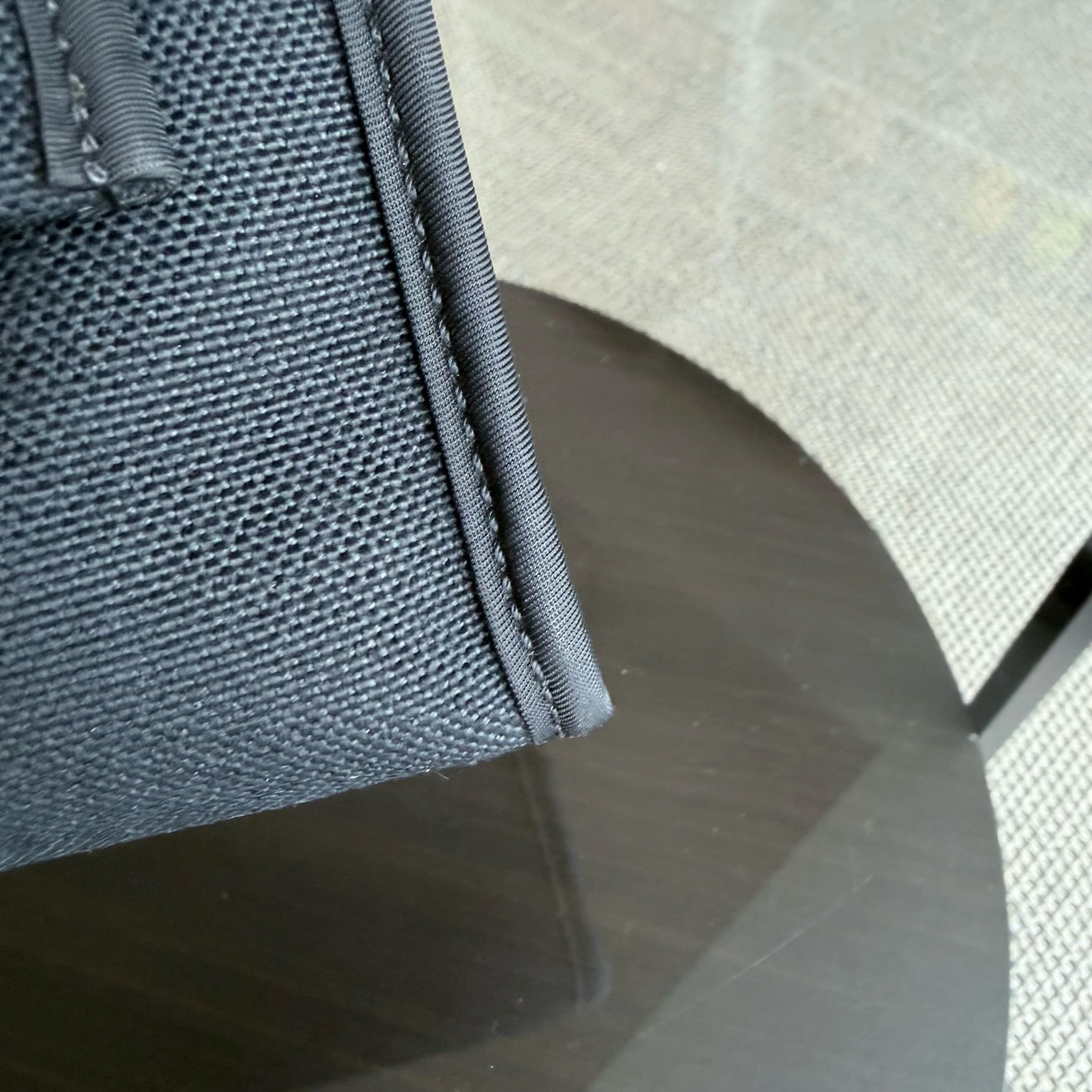 Hermes Herbag Zip 31 Plain Cloth Black PHW