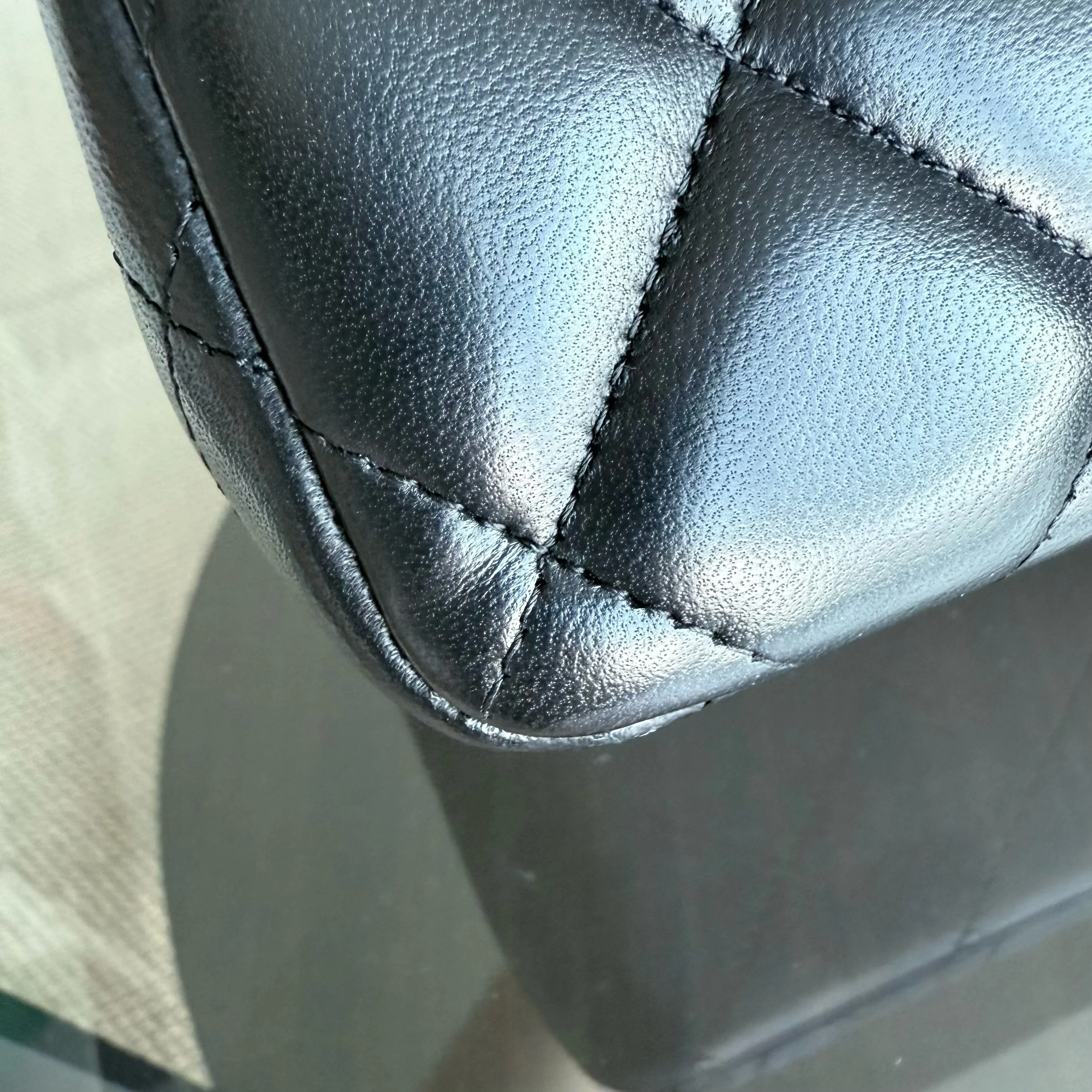 Chanel Classic Flap Jumbo - Double Flap Quilted Lambskin Black Gold Hardware Series 17