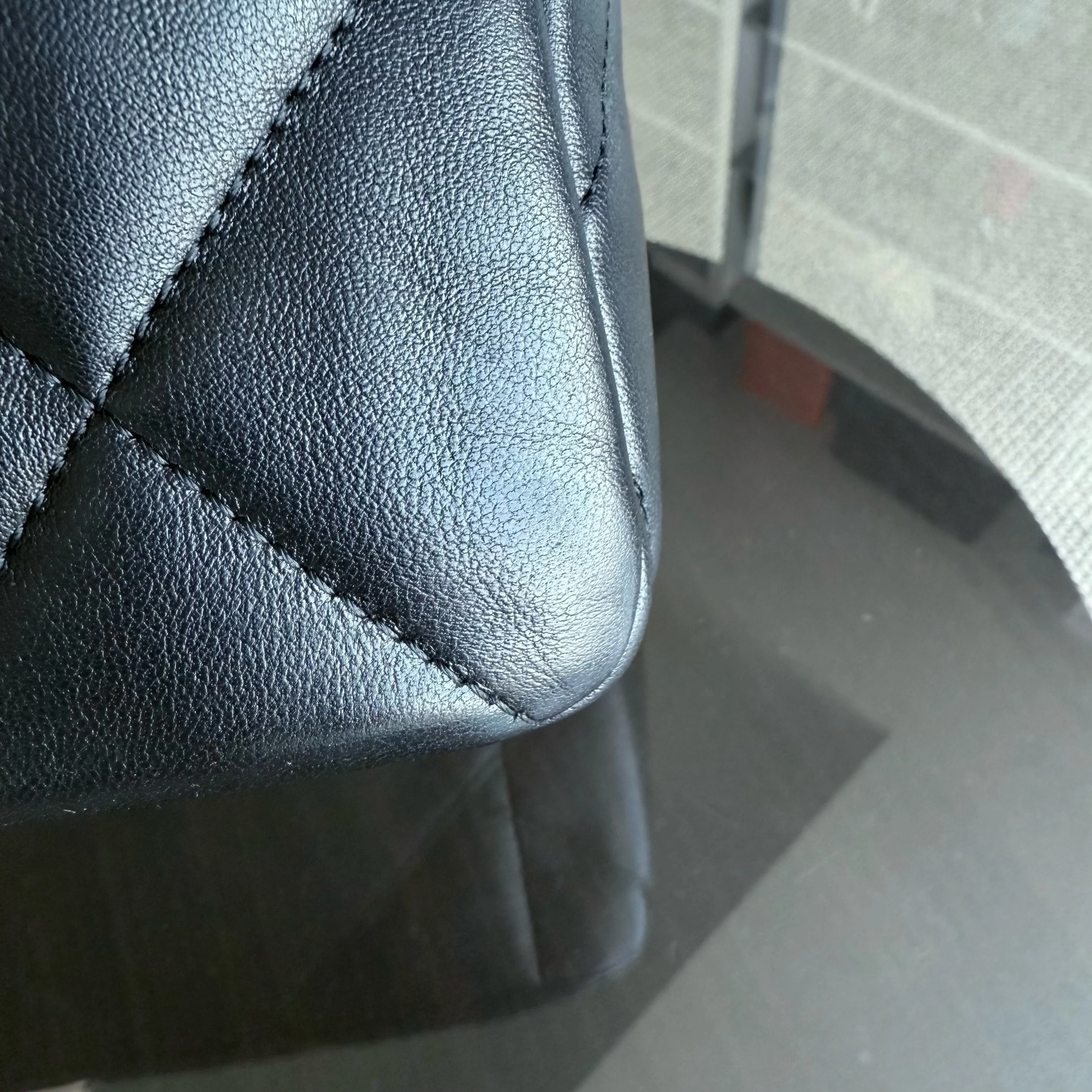 Chanel 19 Bag C19 Medium - Quilted Goatskin Black Two-Tone Gold Hardware Microchip