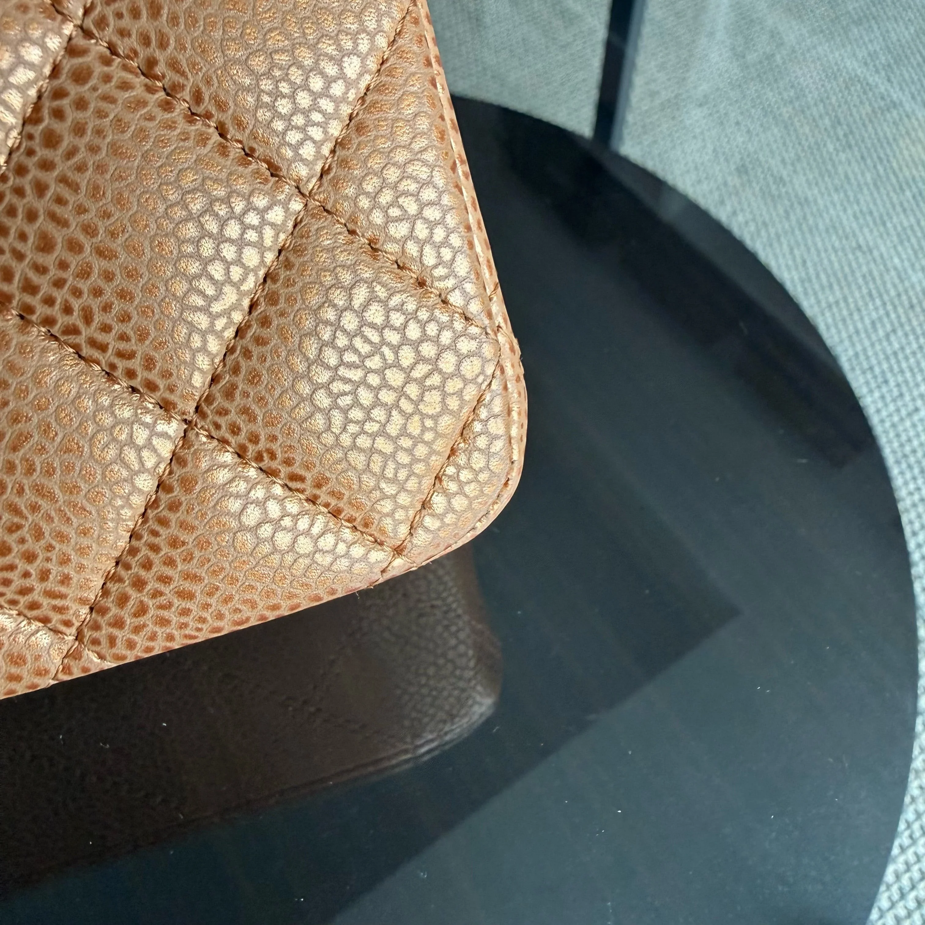 Chanel Classic Flap Medium - 25CM Quilted Caviar Gold Silver Hardware Series 14