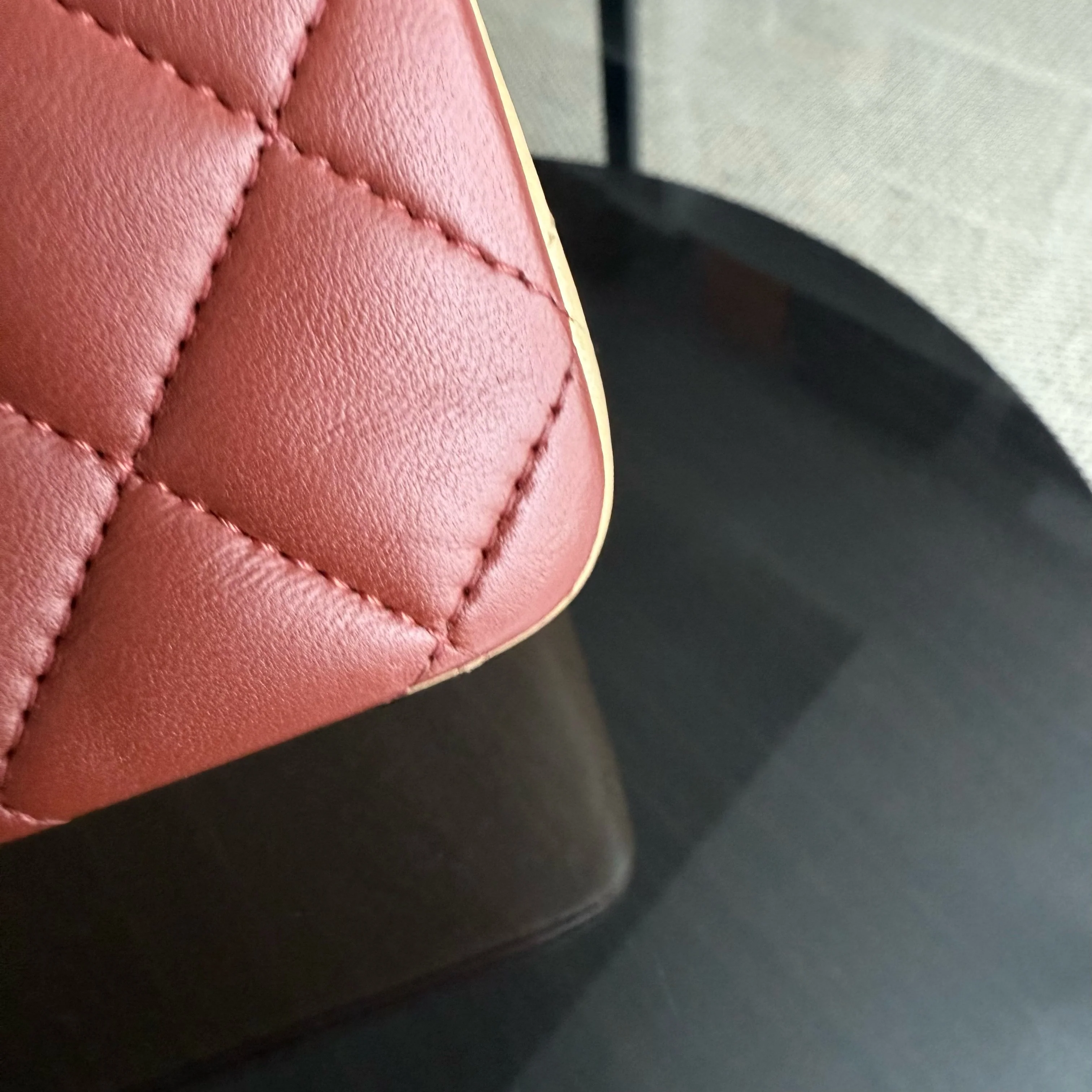 Chanel Classic Flap Medium - 25CM Quilted Lambskin Tri-Colo Gold Hardware Series 18