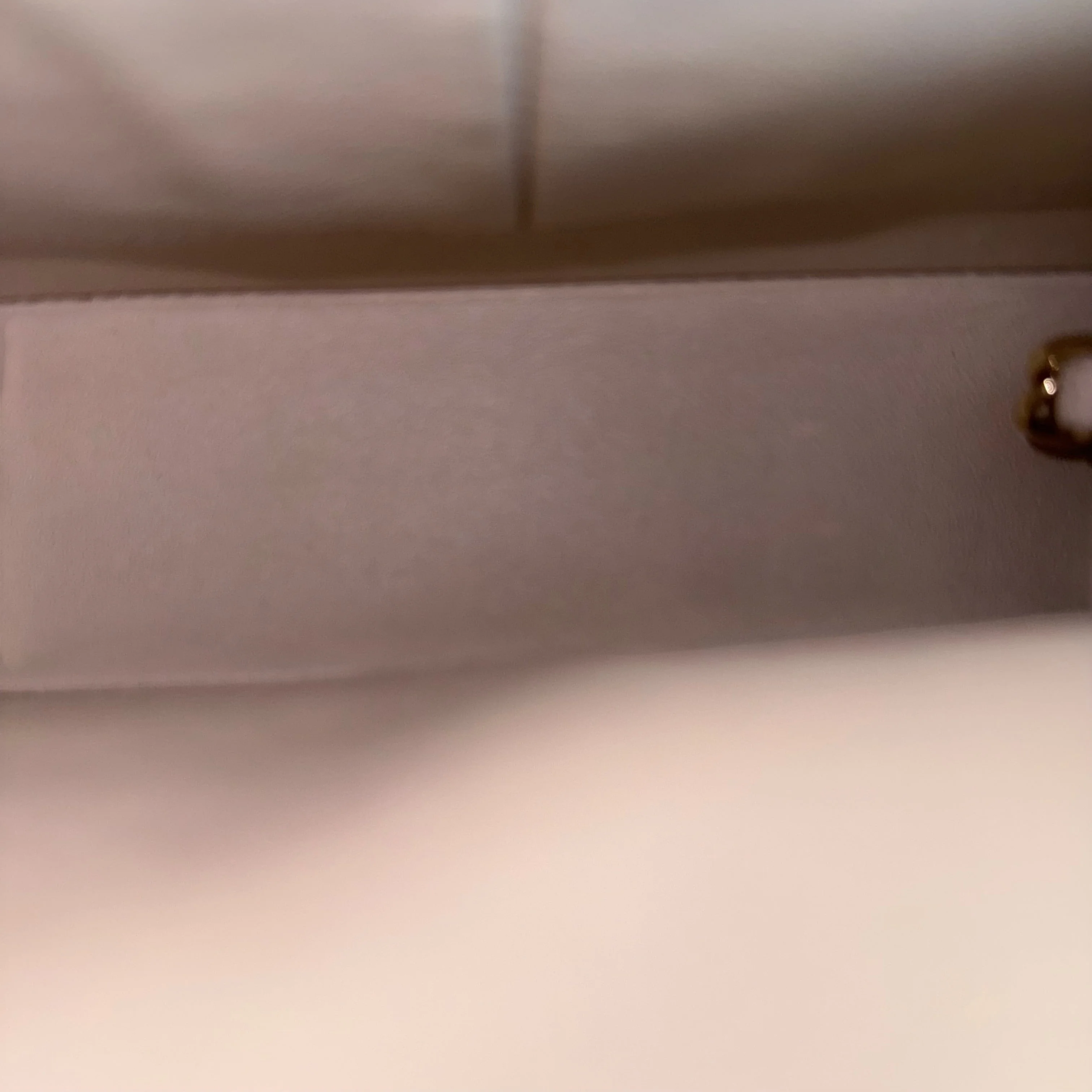 Chanel Classic Flap Small - Caviar 23CM Chevron Cream White Gold Hardware Series 26