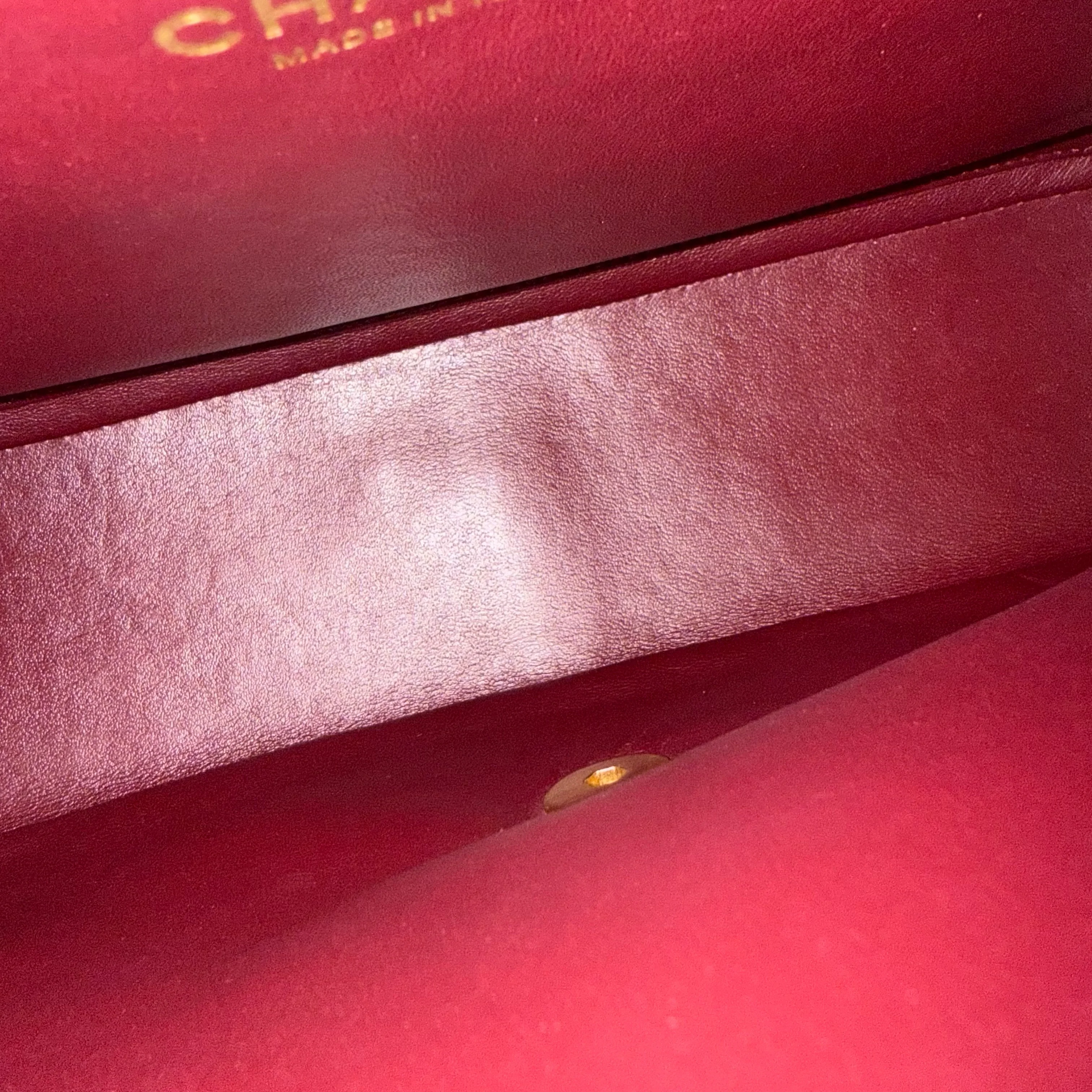 Chanel Classic Flap Jumbo - 30CM Single Flap Quilted Lambskin Black Gold Hardware Series 13