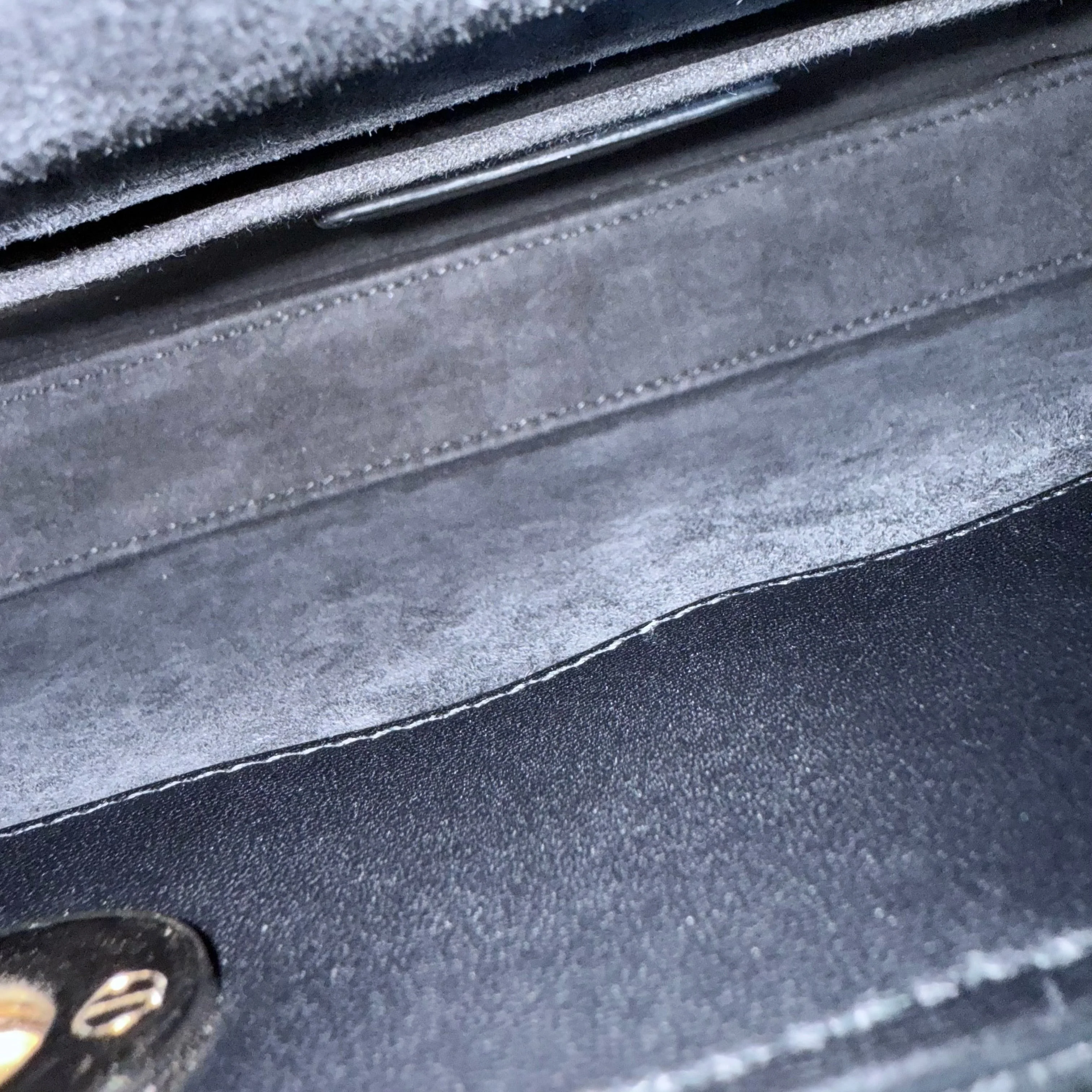 Dior D-Joy Medium - Cannage Lambskin Black Gold Hardware