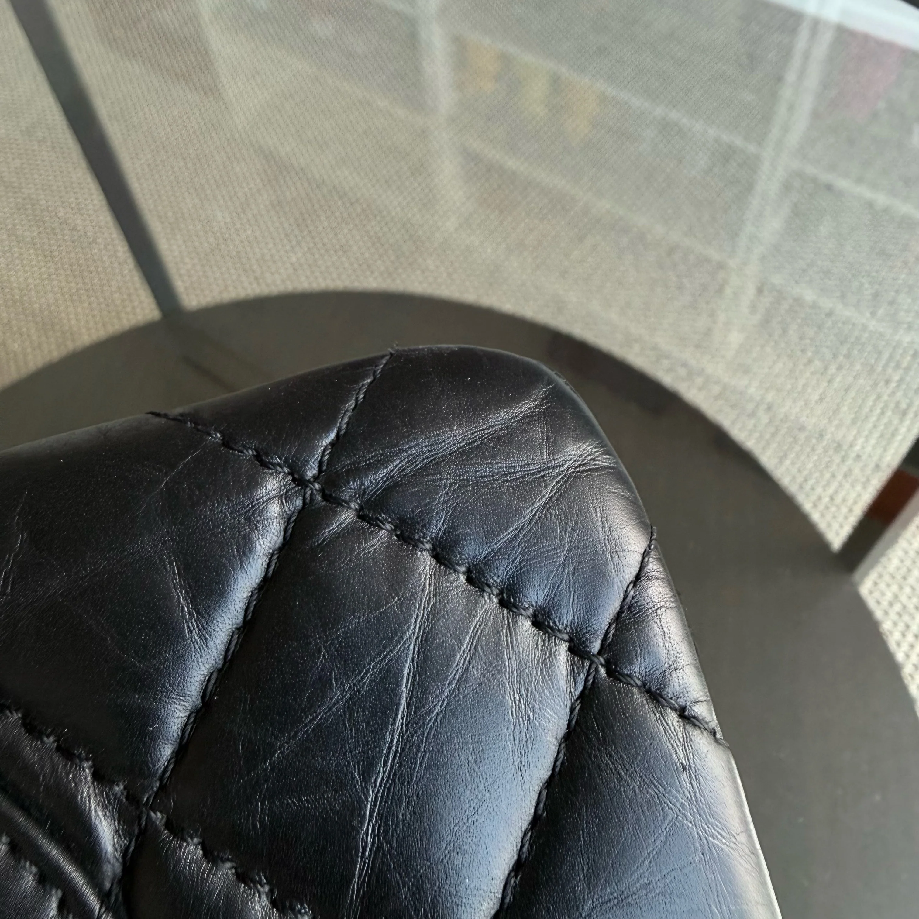 Chanel 2.55 Reissue 227 - Quilted Aged Calfskin Black Gold Hardware Series 18