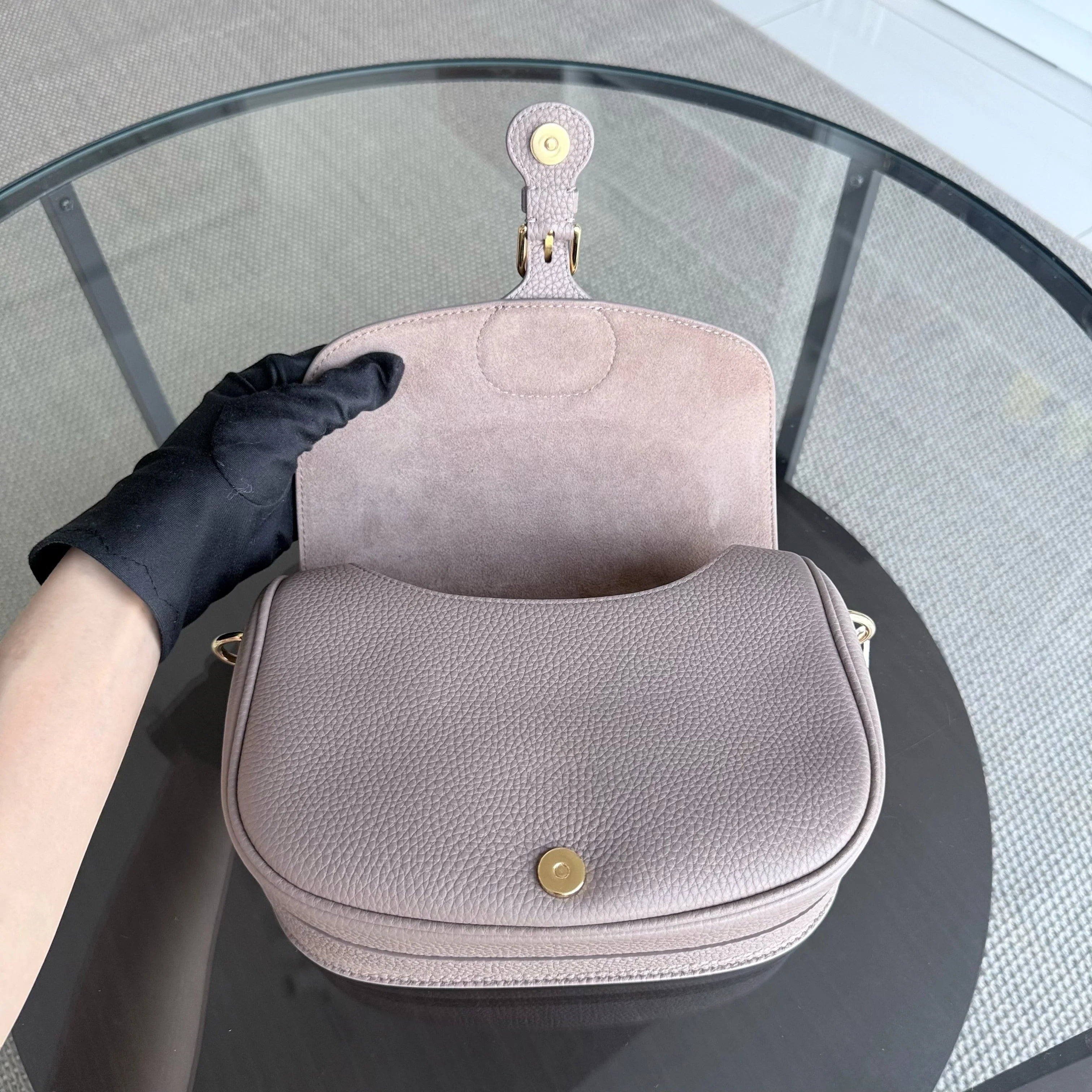 Dior Bobby Medium - Caviar Brown Gold Hardware