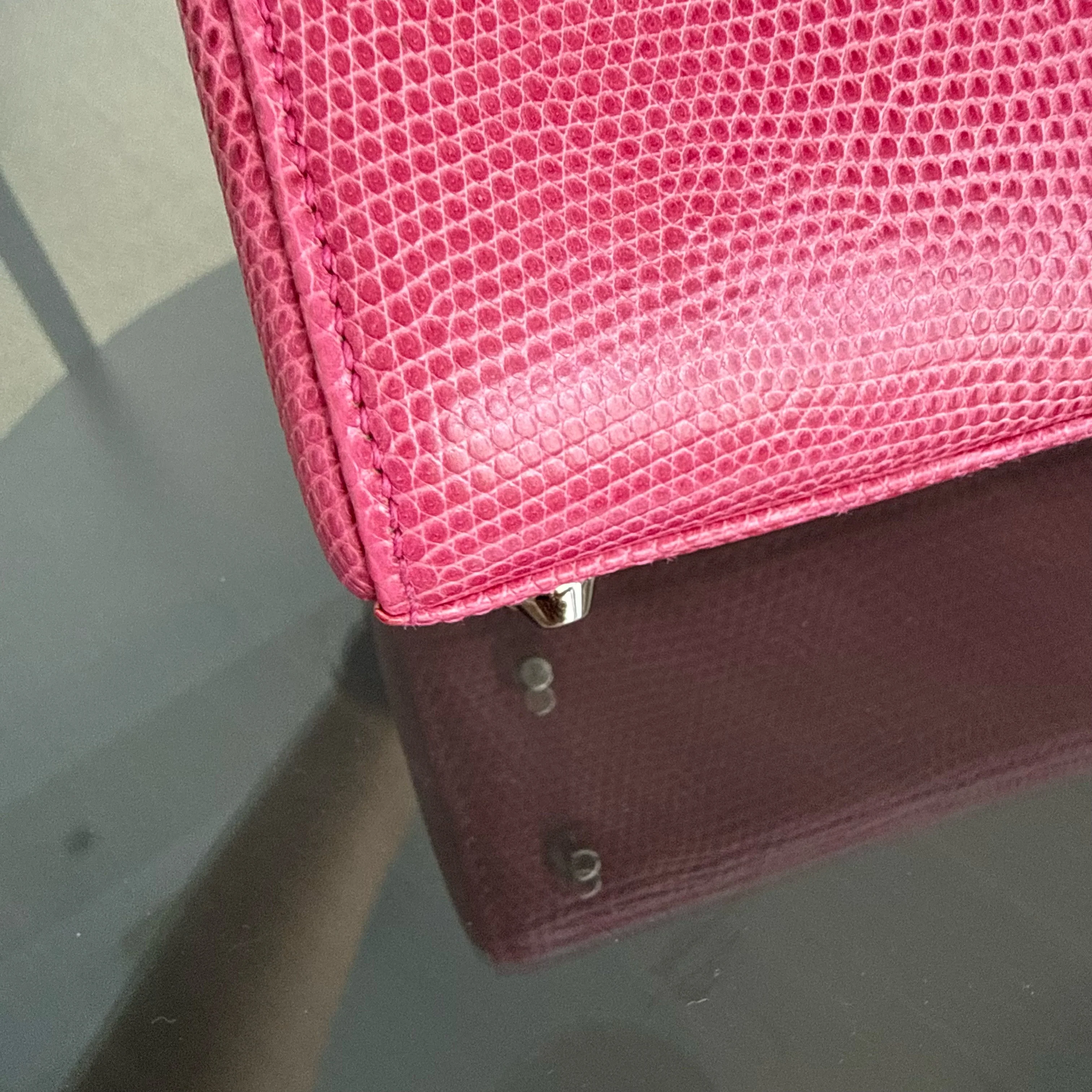 Dior Lady Mini - Exotic Lizard Limited Edition Swarovski Crystal Silver Hardware