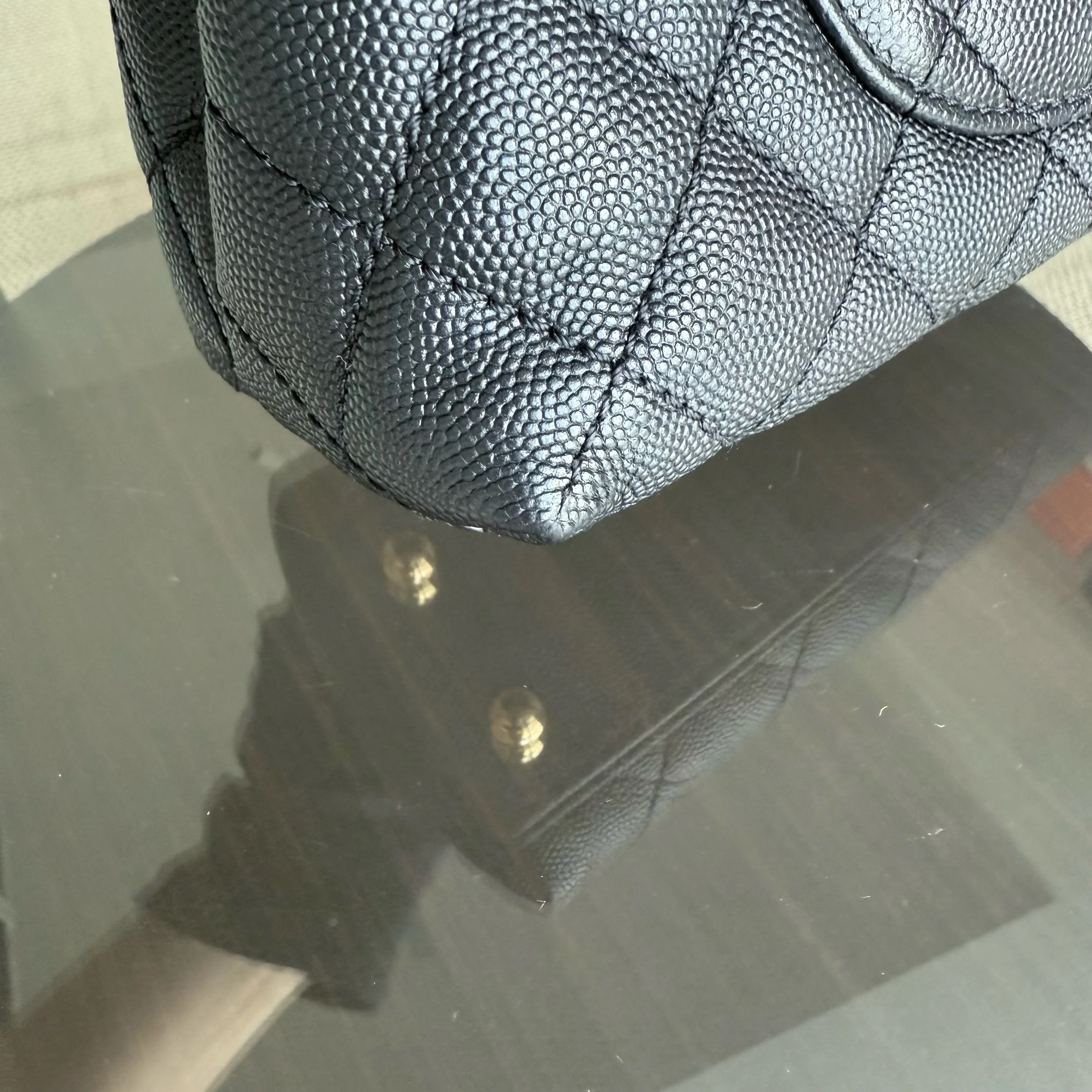 Chanel Coco Handle Small - Caviar Quilted Black Gold Hardware Series 24