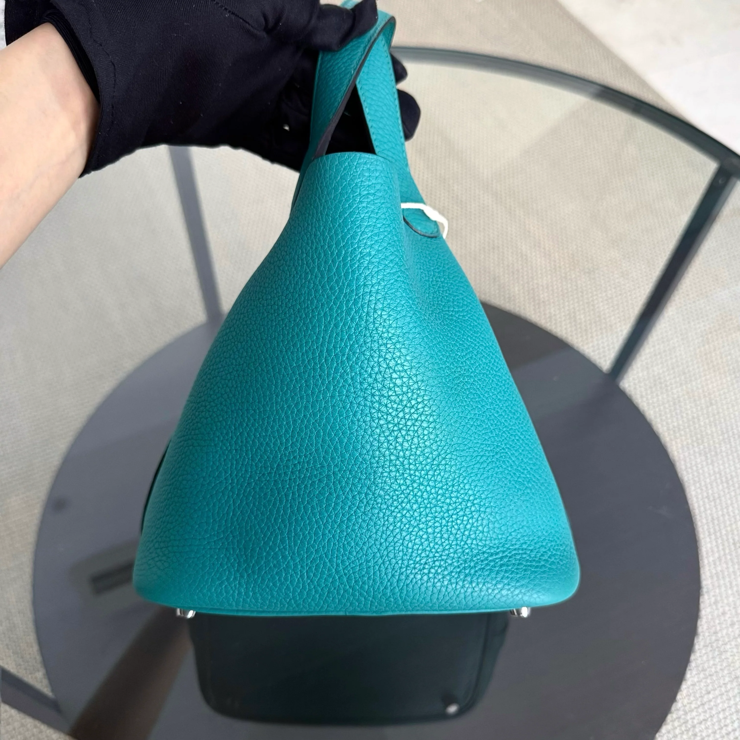 Hermes Picotin Lock 18 - TC Clemence Palladium Hardware Stamp A