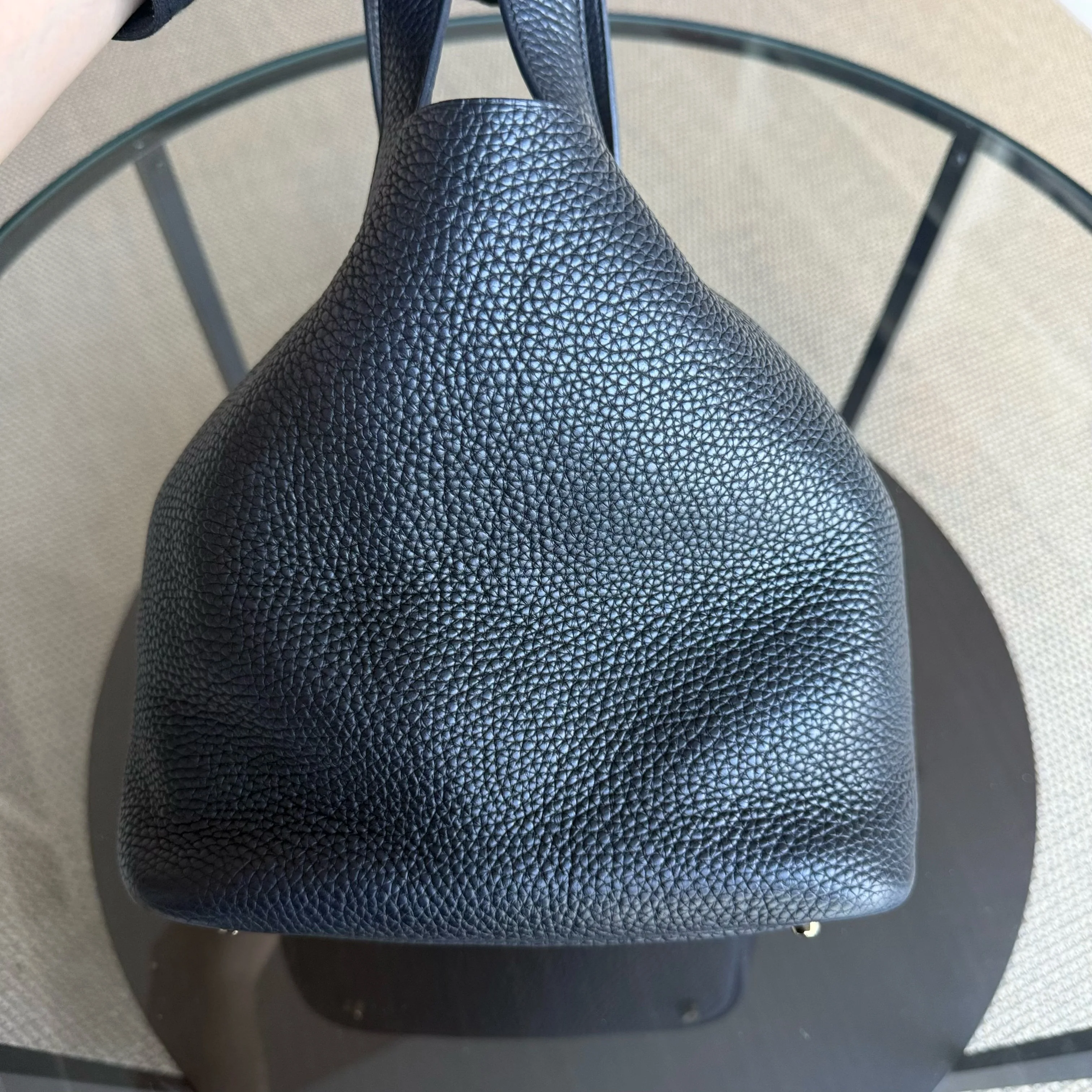 Hermes Picotin 22 - Noir Clemence Golden Hardware