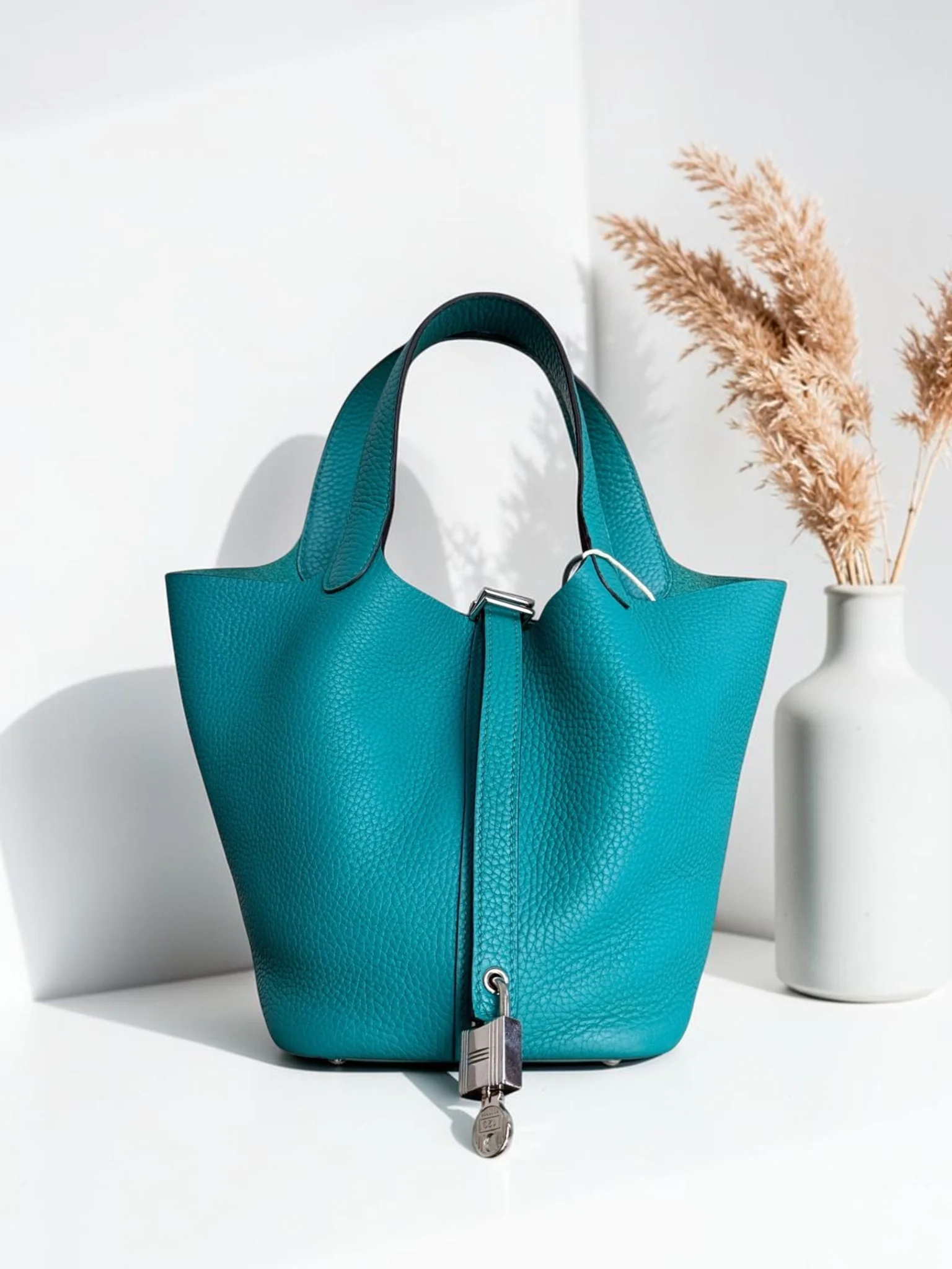 Hermes Picotin Lock 18 - TC Clemence Palladium Hardware Stamp A