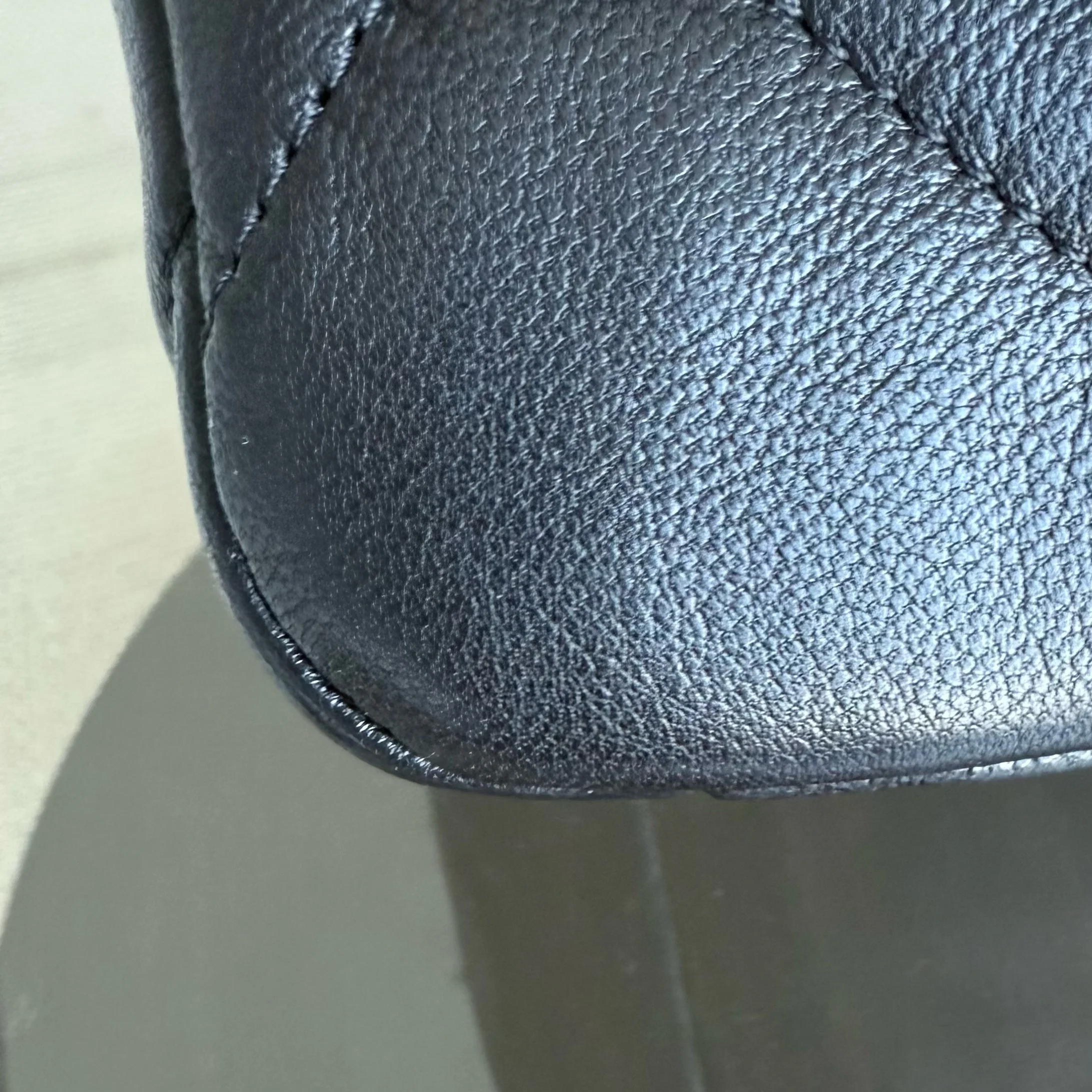 Chanel 19Bag C19 Small - Quilted Goatskin Black Gold Two-tone Hardware Series 30