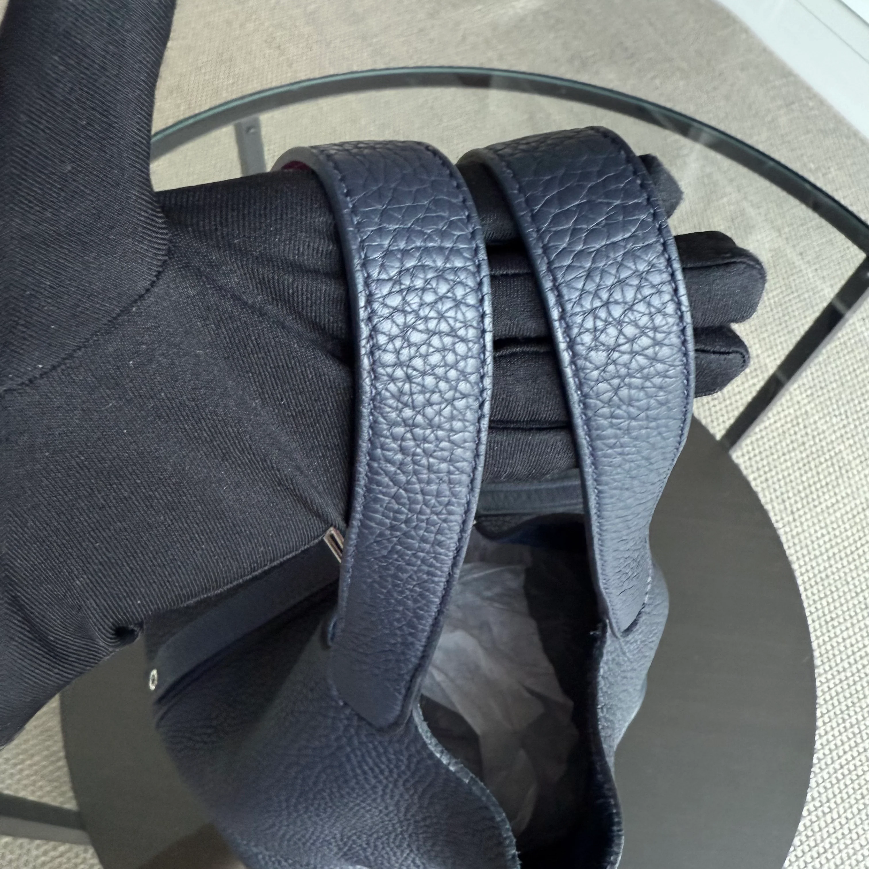 Hermes Picotin 22 - Lock TC Clement Midnight Blue Palladium Silver Hardware