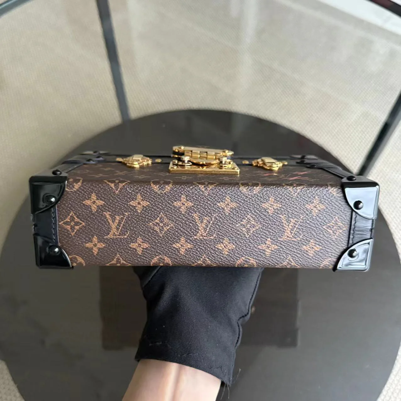 Louis Vuitton Petite Malle - Monogram Box Crossbody Bag