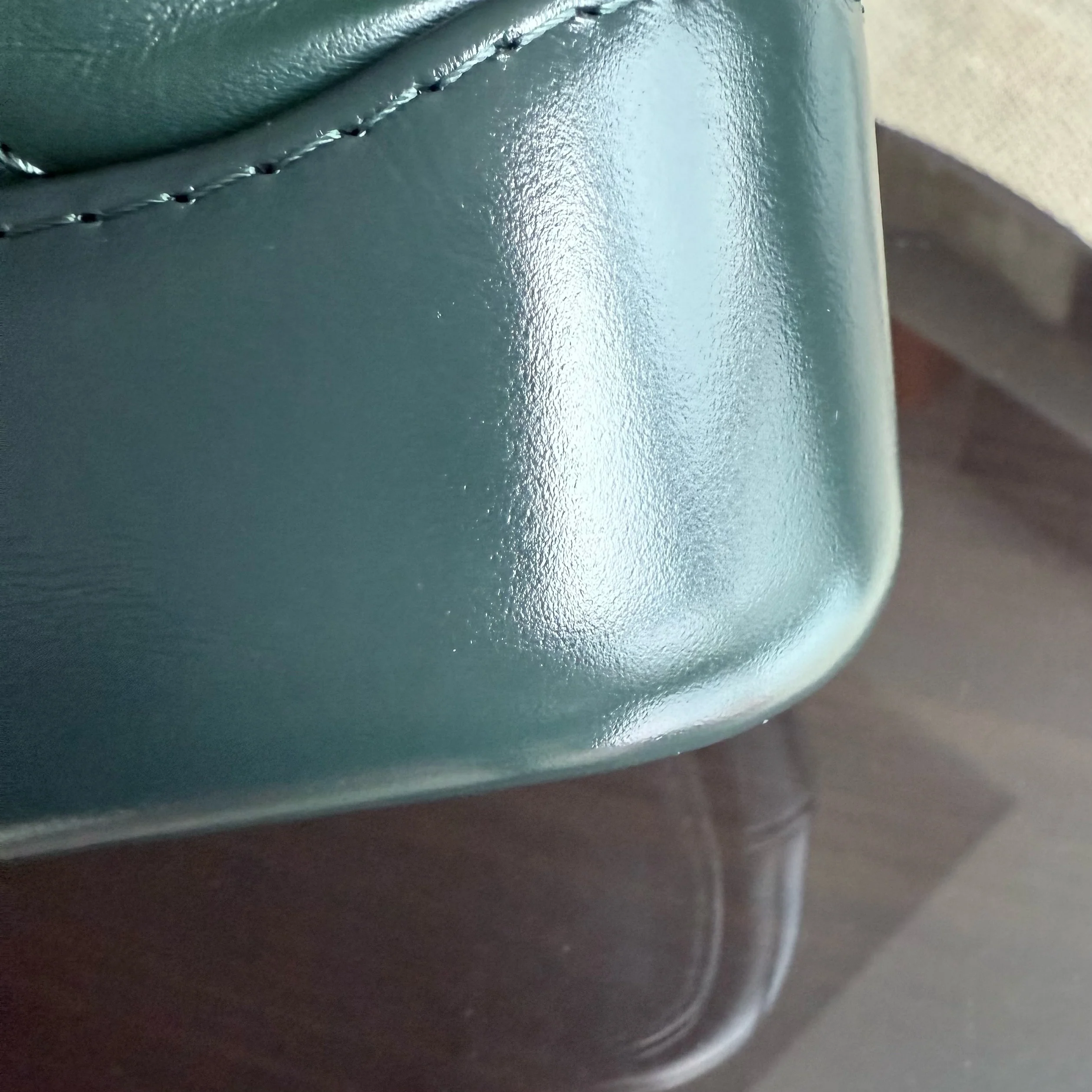 Chanel Gabrielle Small - Quilted Calfskin Dark Green Gold Hardware Series 26