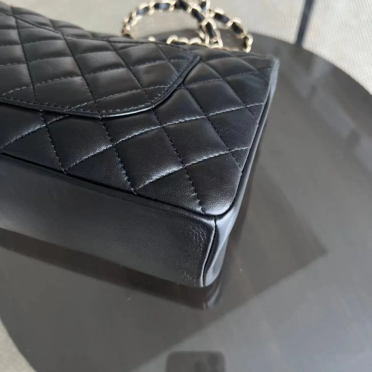 Chanel Chic Flap - 26CM Seasonal Classic Flap Quilted Lambskin Black Golden Hardware Series 21