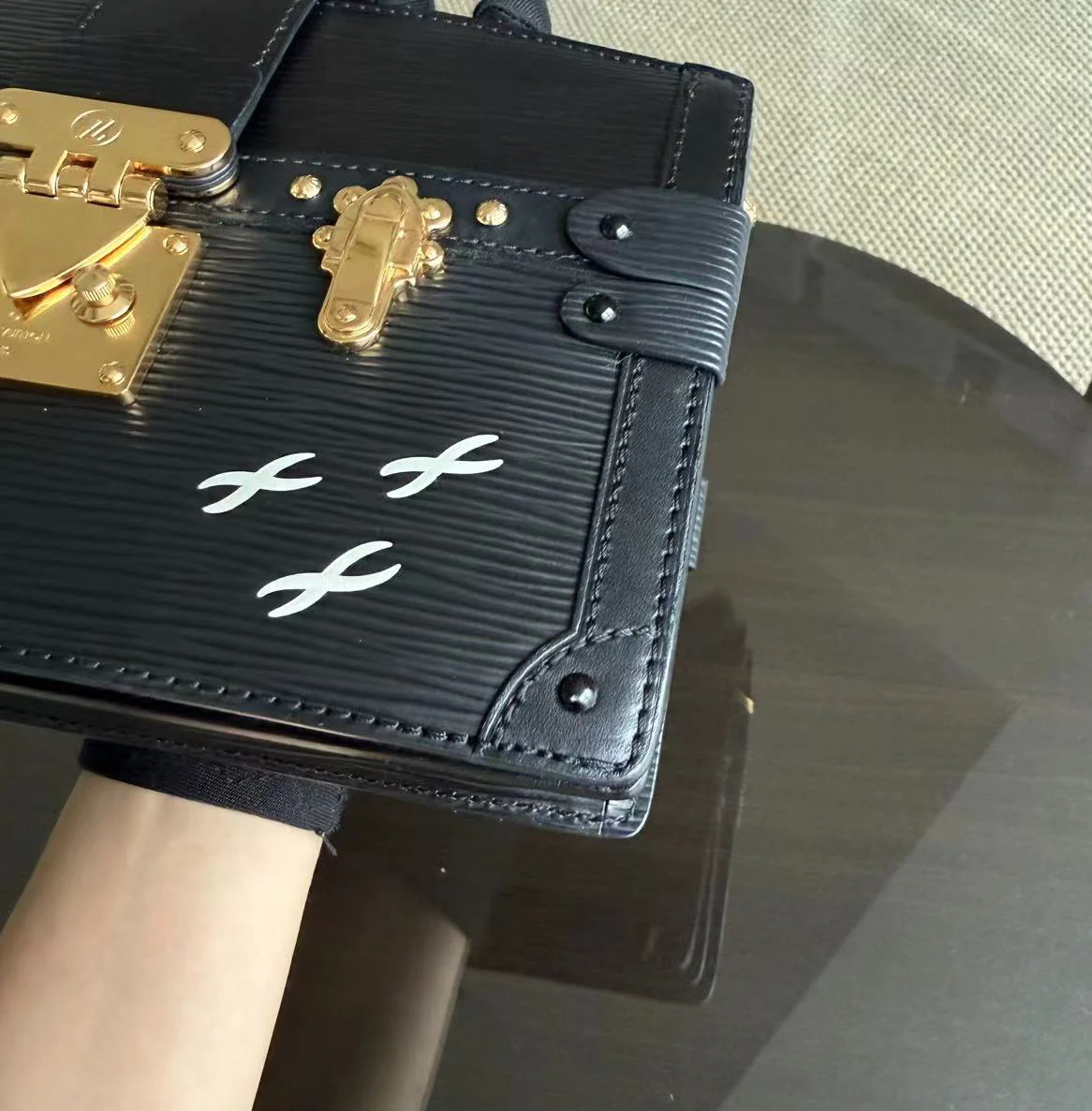 Louis Vuitton Trunk Clutch - EPI Leather Black Gold Hardware