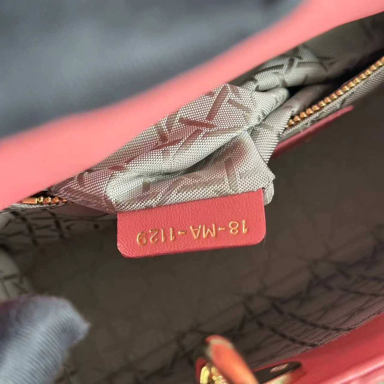 *ABC Strap* Dior Lady Small Cannage Lambskin My ABC MYABC Charm Light Pink GHW - Best Luxury Designers