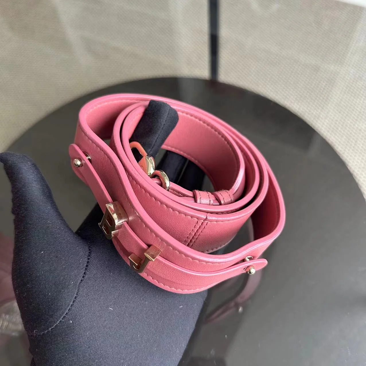 *ABC Strap* Dior Lady Small Cannage Lambskin My ABC MYABC Charm Light Pink GHW - Best Luxury Designers