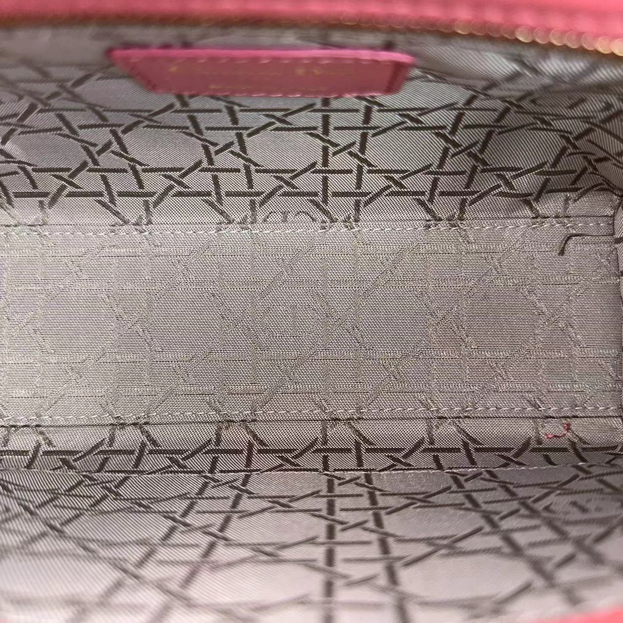 *ABC Strap* Dior Lady Small Cannage Lambskin My ABC MYABC Charm Light Pink GHW - Best Luxury Designers