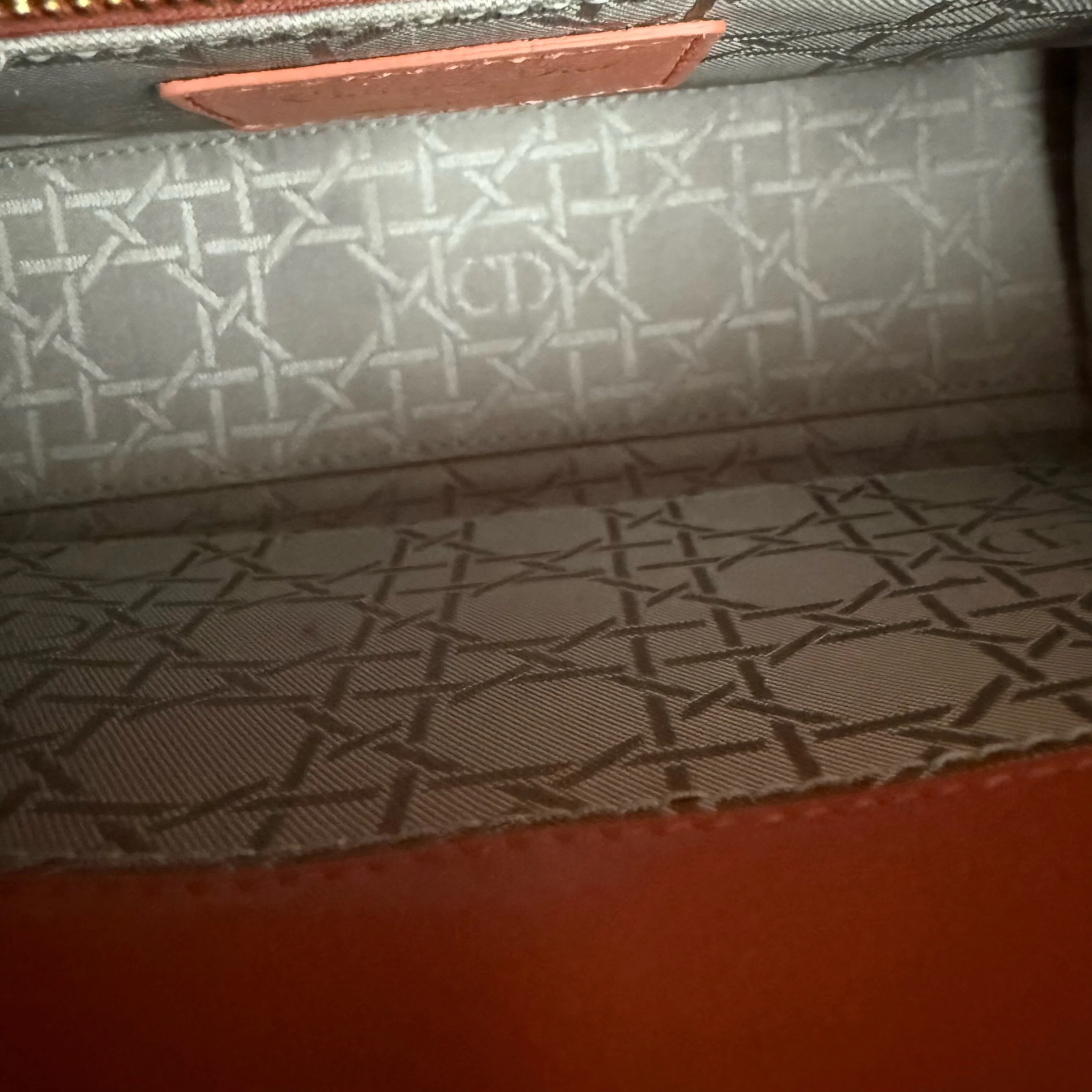 Dior Lady Small ABC Flap - Cannage Lambskin Caramel Gold Hardware MyABC