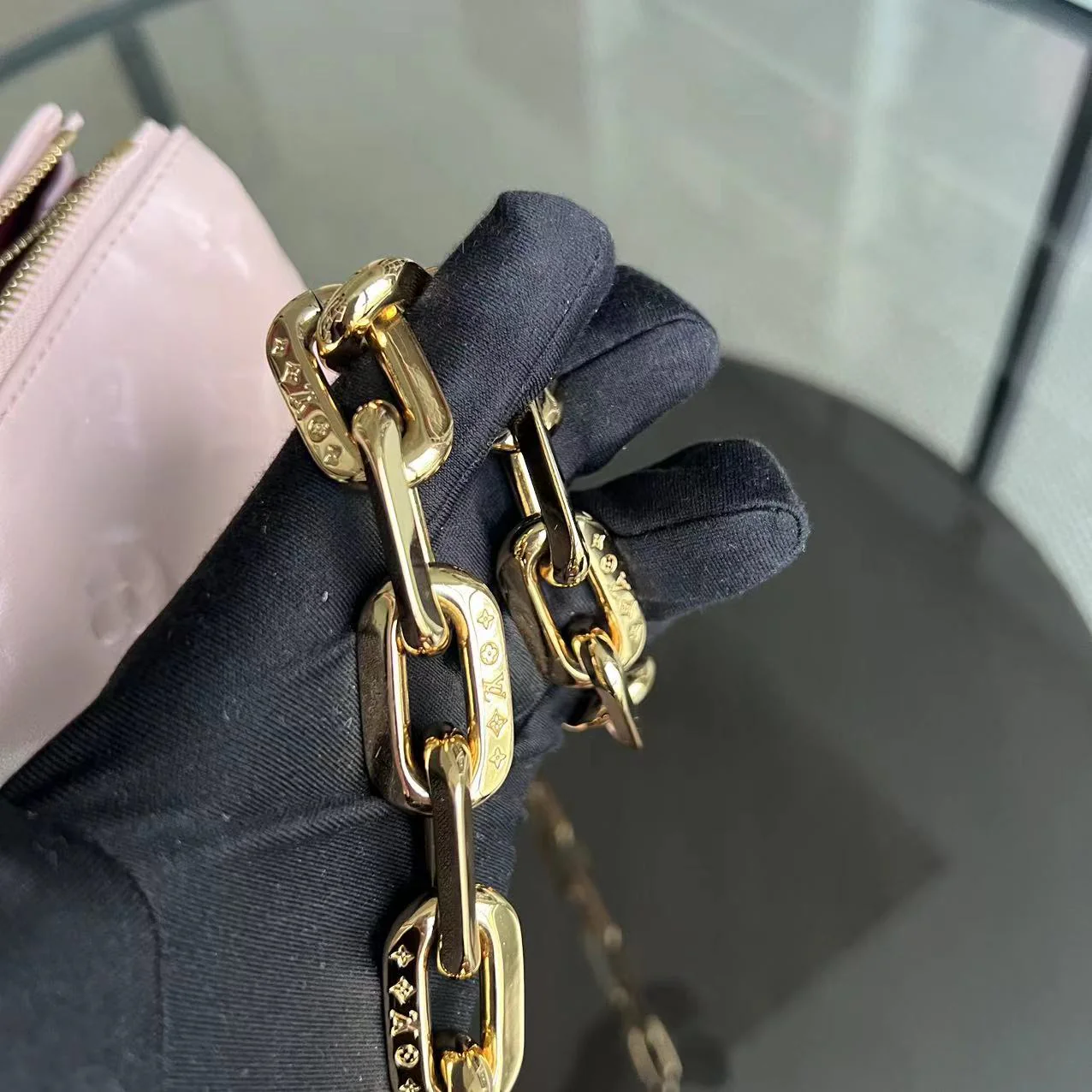 Louis Vuitton Coussin PM Puffy Lambskin Light Purple Golden Hardware