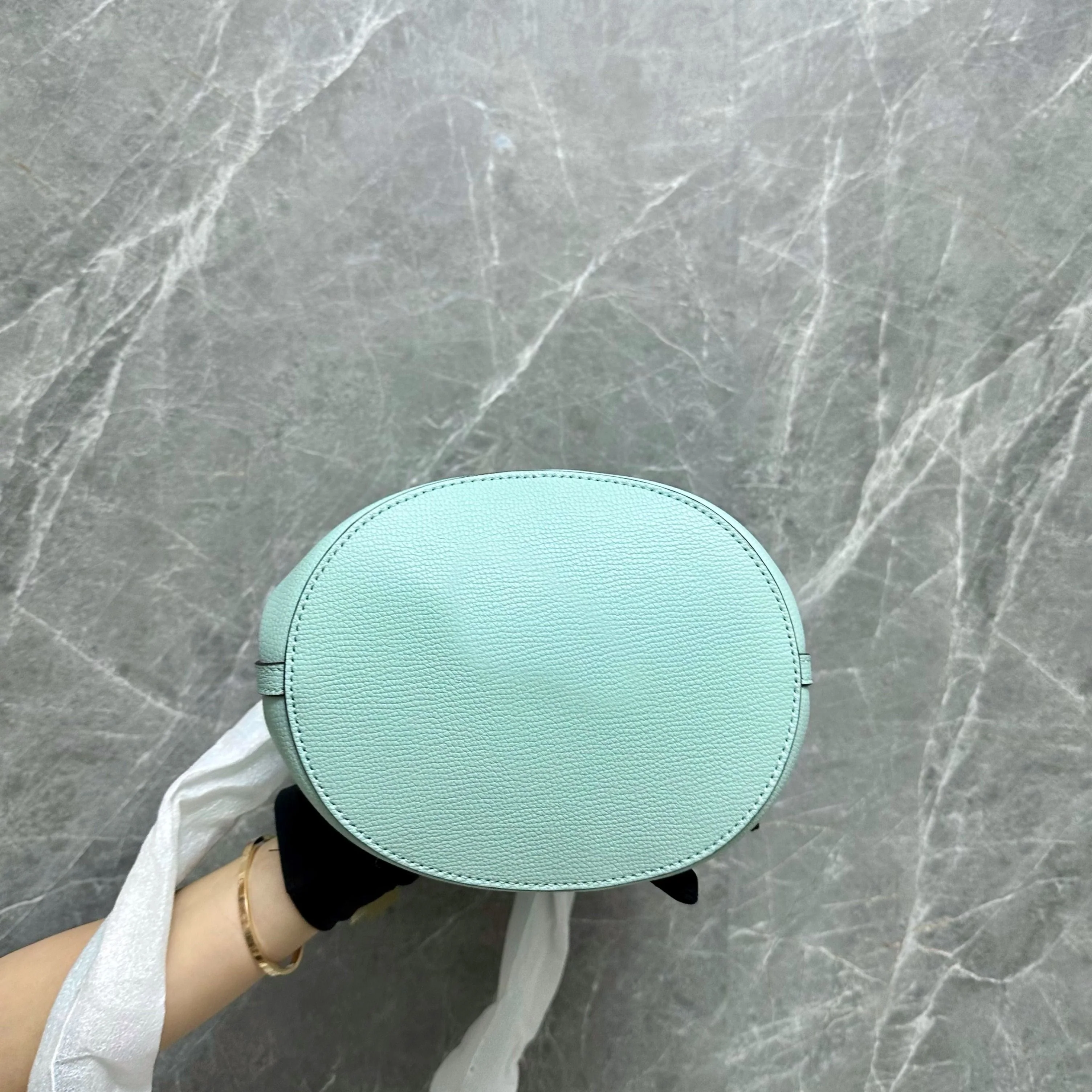 *Brand New* Burberry Haymarket Lone Small Mint Leather Bag - Best Luxury Designers