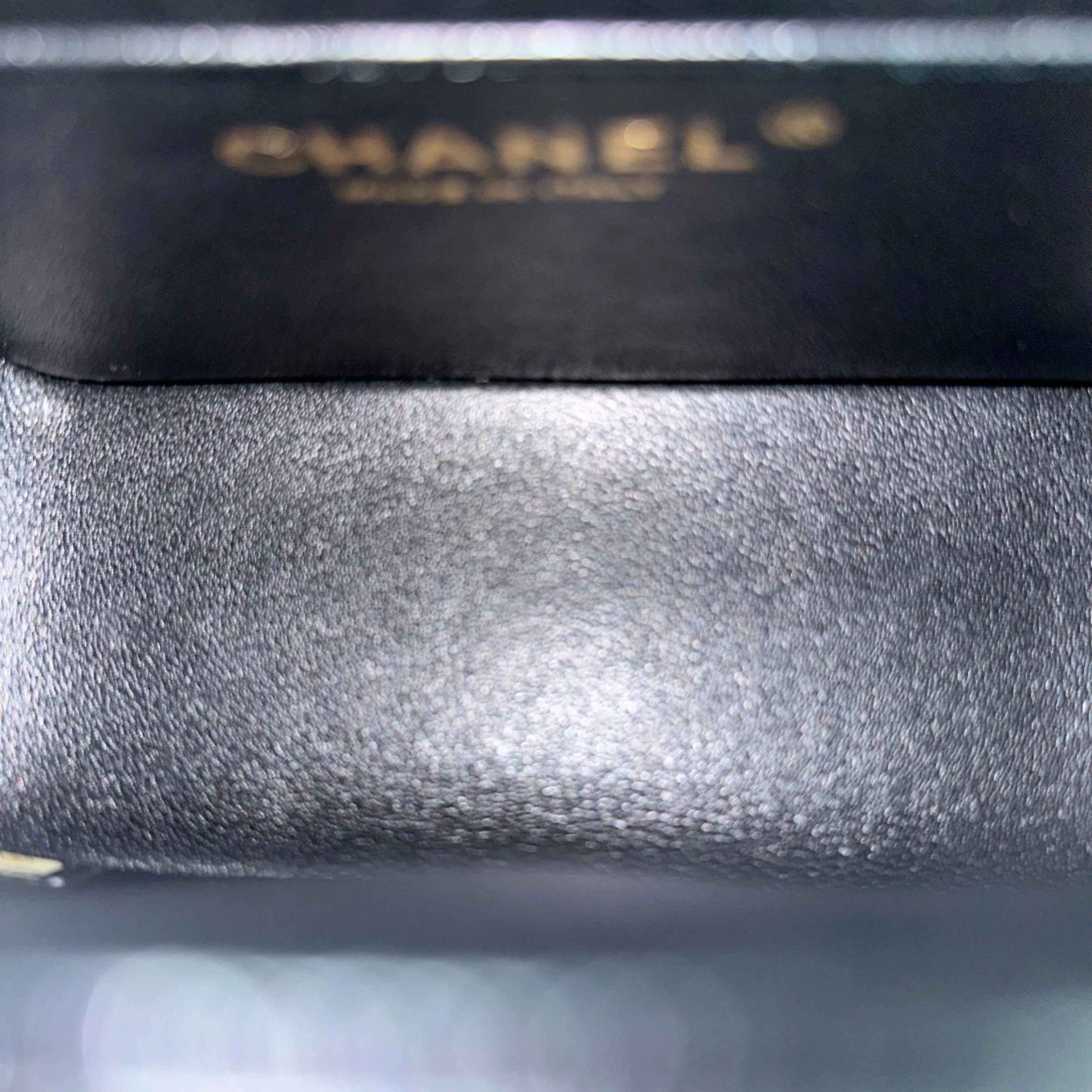 *Brand New* Chanel Mini Square Classic Flap Chevron Lambskin Black GHW No 24 - Best Luxury Designers