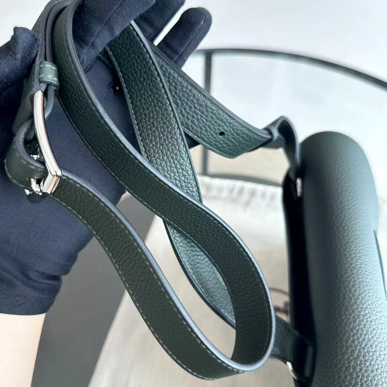 *Brand New Full Set, Receipt* Hermes Sac A Depeches 21 Veau Togo SHW - Best Luxury Designers