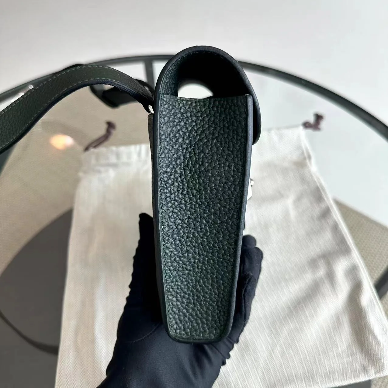 *Brand New Full Set, Receipt* Hermes Sac A Depeches 21 Veau Togo SHW - Best Luxury Designers