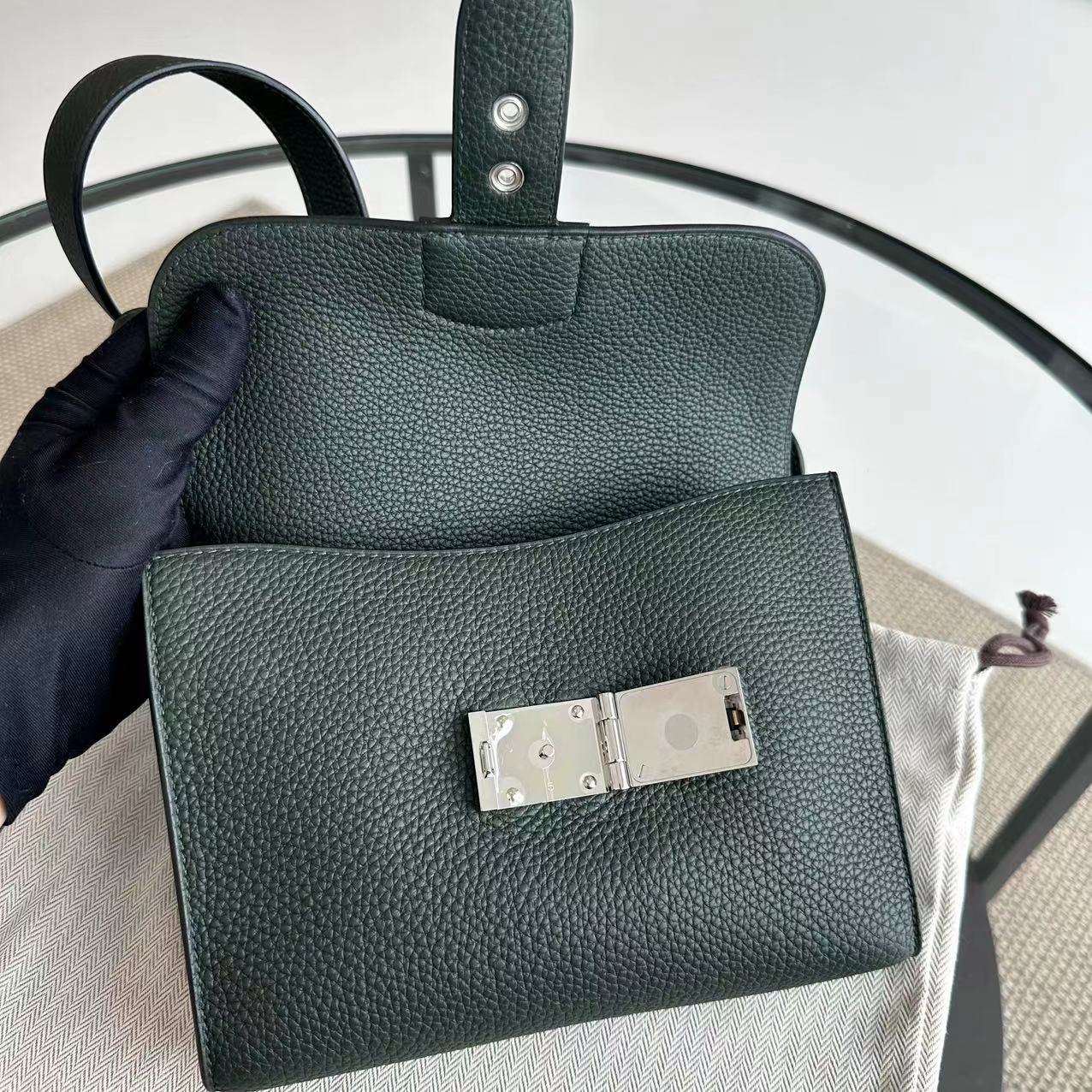 *Brand New Full Set, Receipt* Hermes Sac A Depeches 21 Veau Togo SHW - Best Luxury Designers