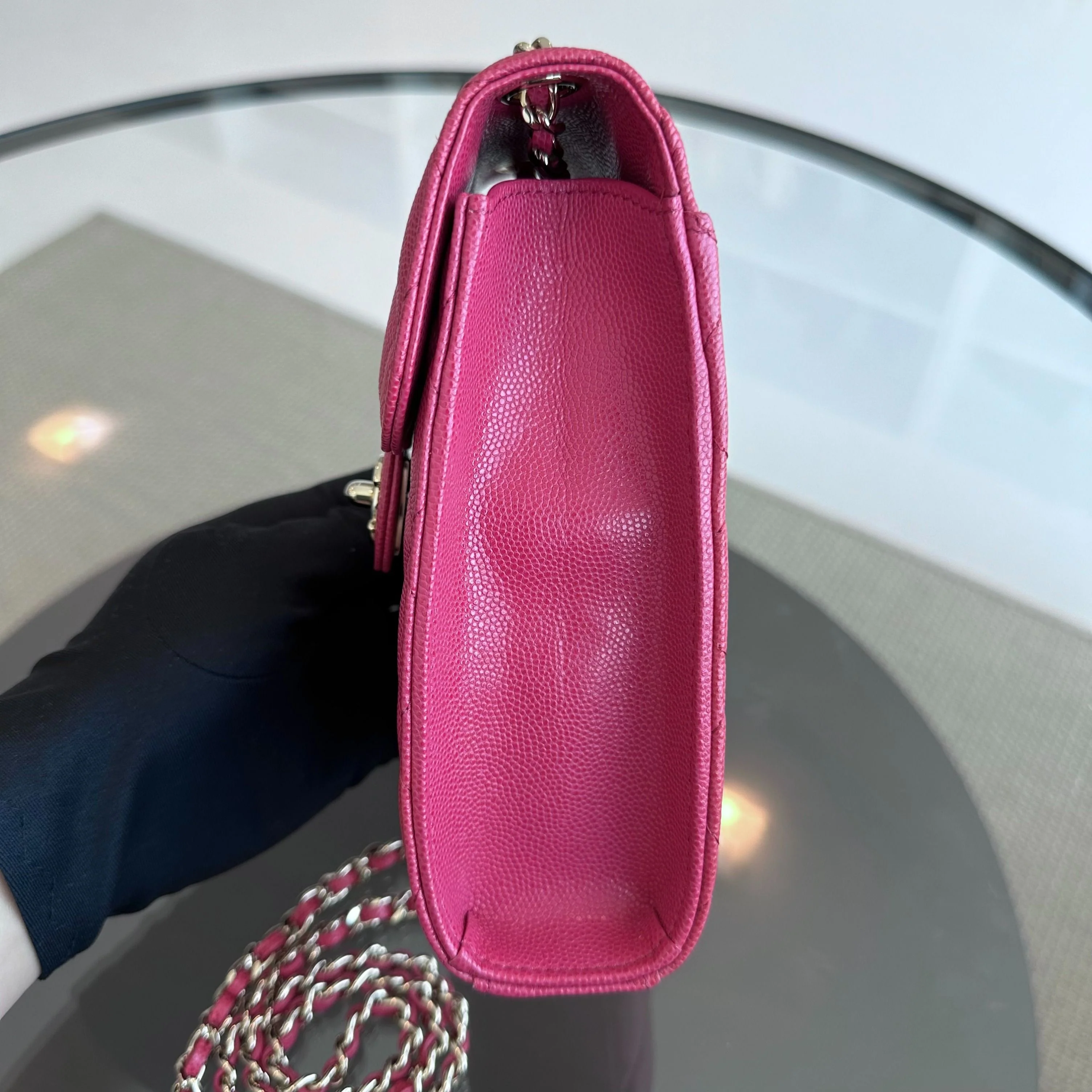 *Brand New, Receipt Full Set* Chanel Caviar Phone Holder Chain Shoulder Bag No 29 - Best Luxury Designers