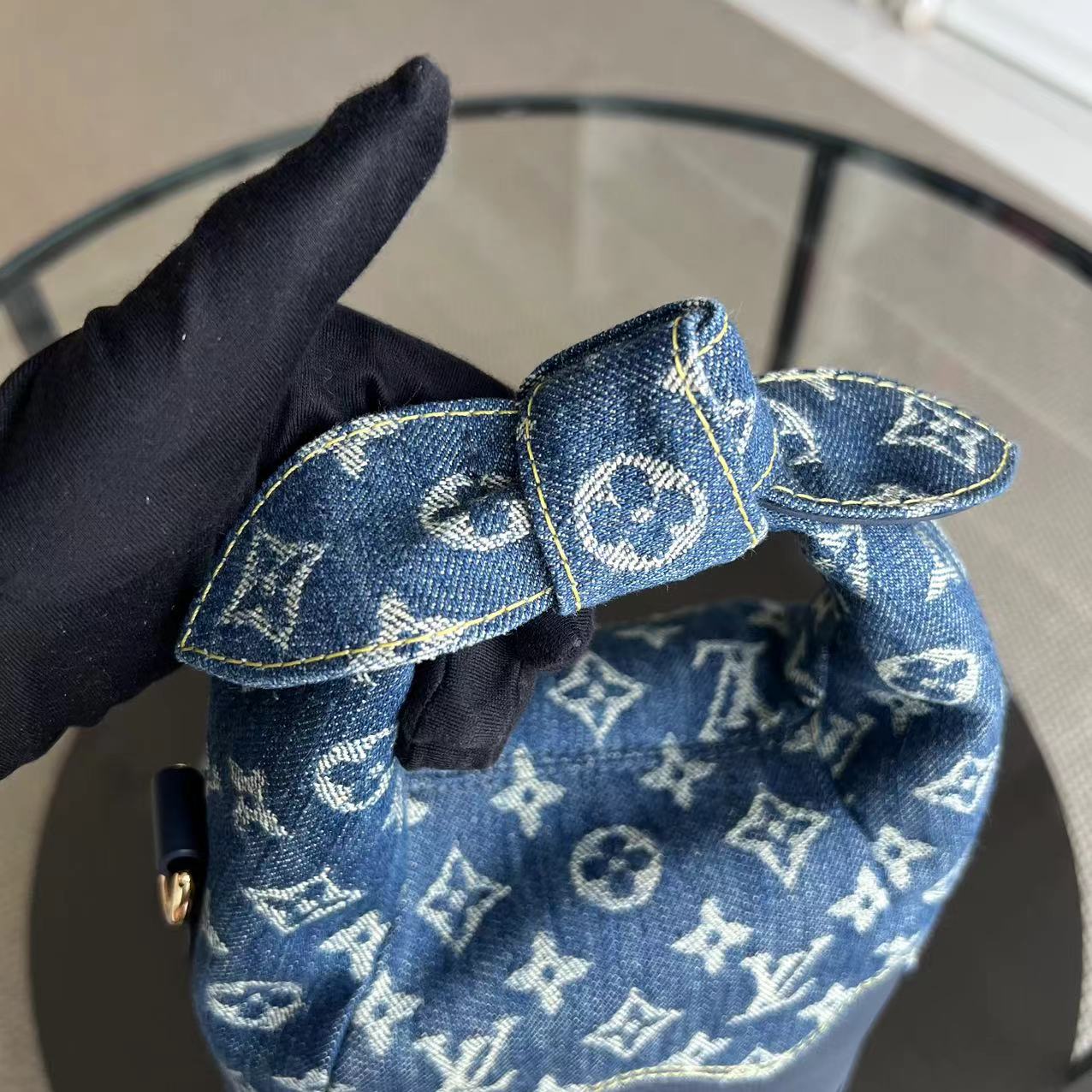 Louis Vuitton LV Japanese Cruiser Denim Blue Handbag